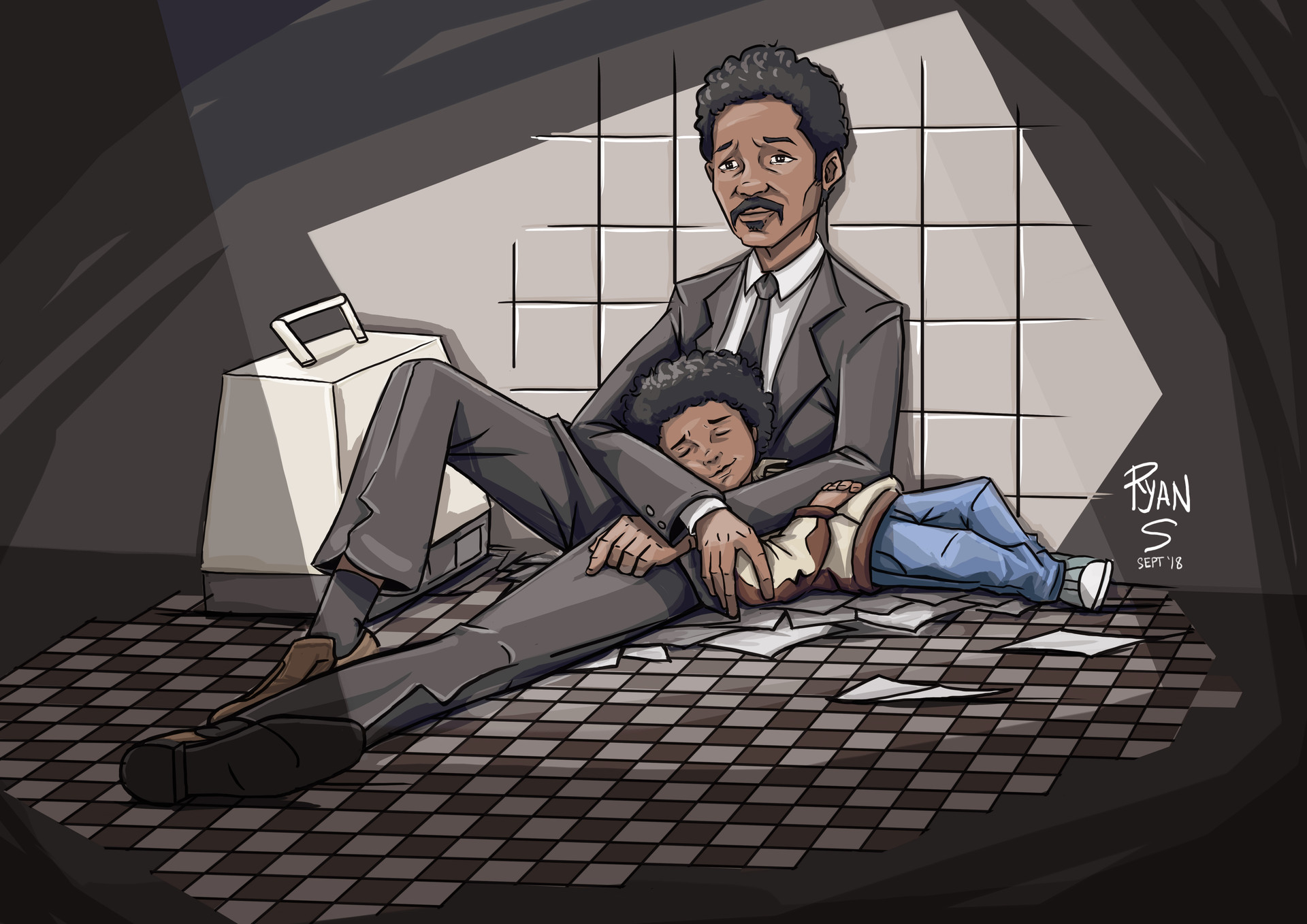 Artstation Time Machine The Pursuit Of Happyness 2006 Ryan Serrano