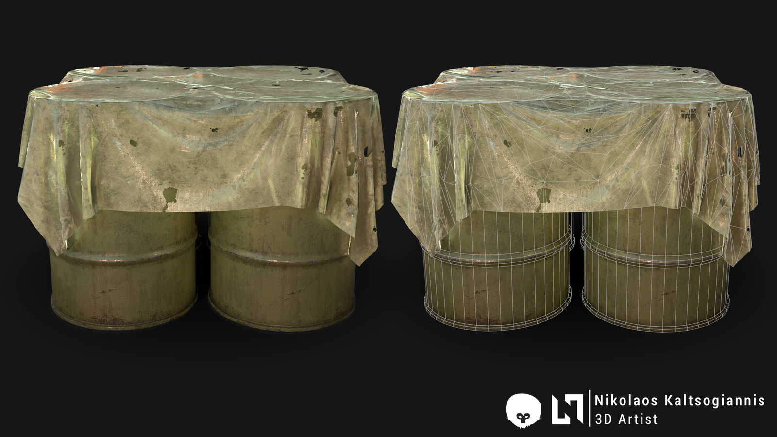 US Army Gasoline Steel Barrel with plastic cover fabrik.