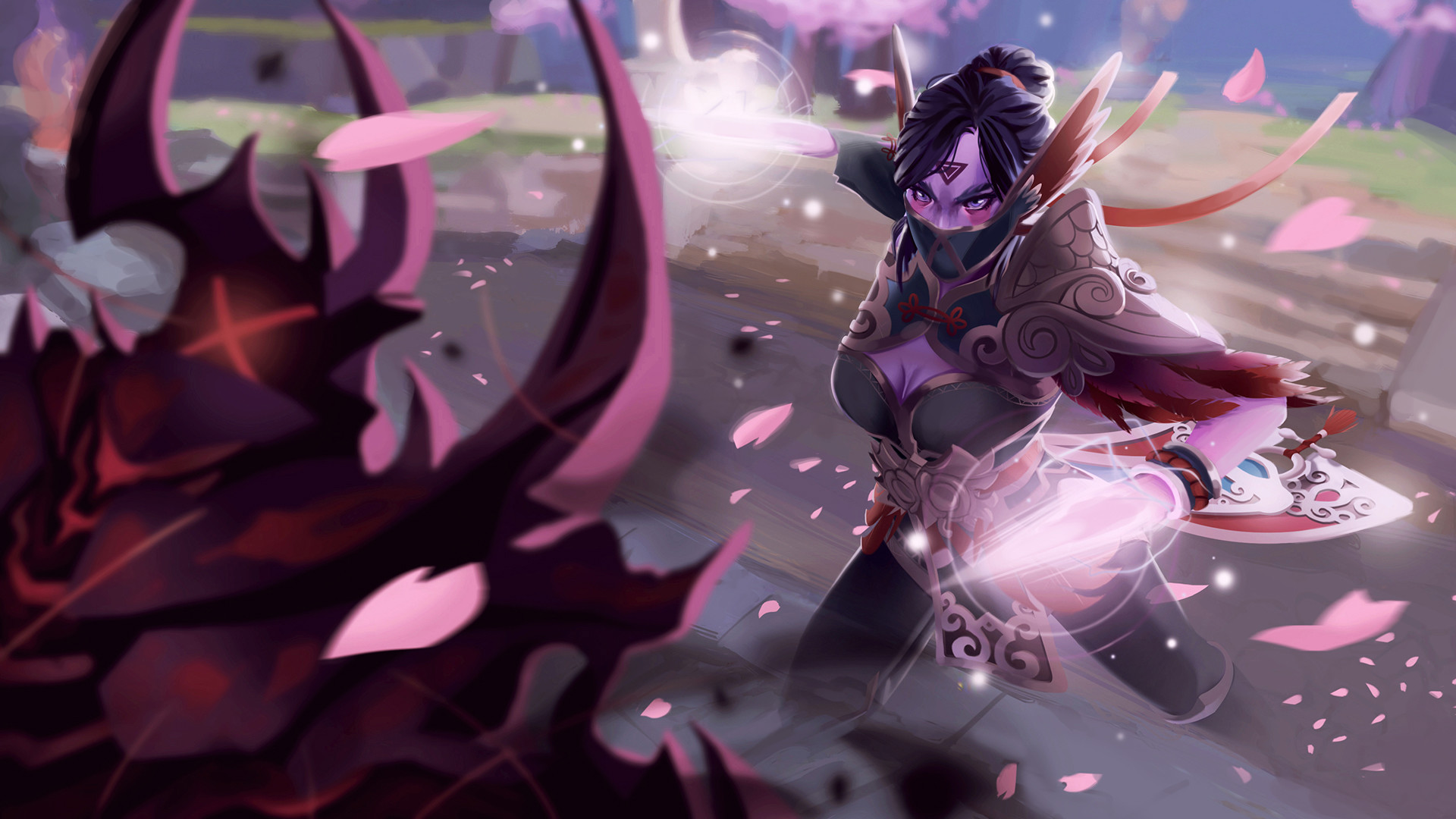 Artstation The Arrival Of Spring Dota 2 Templar Assassin Set