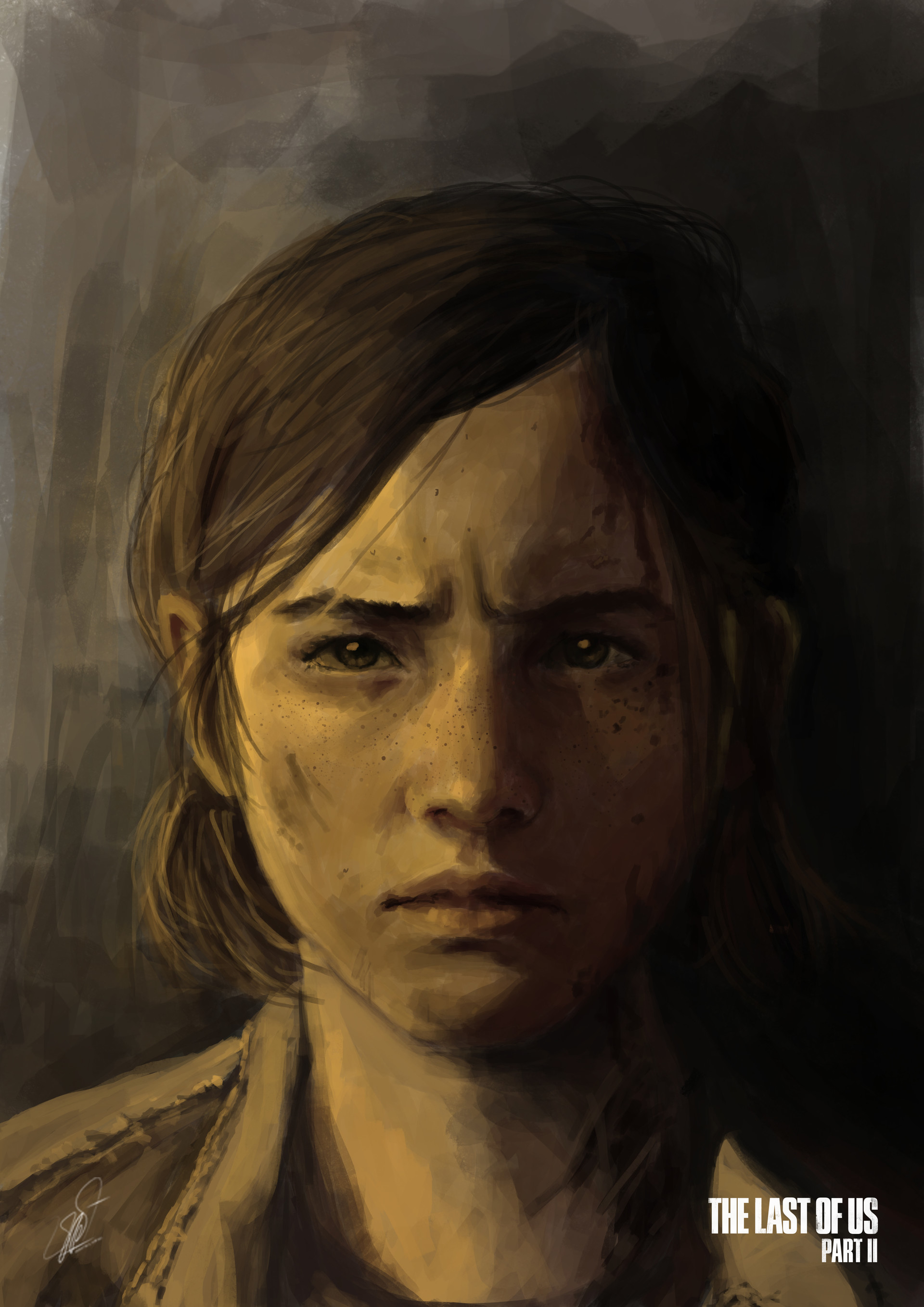 ArtStation - Ellie - The Last of Us Part II Portrait