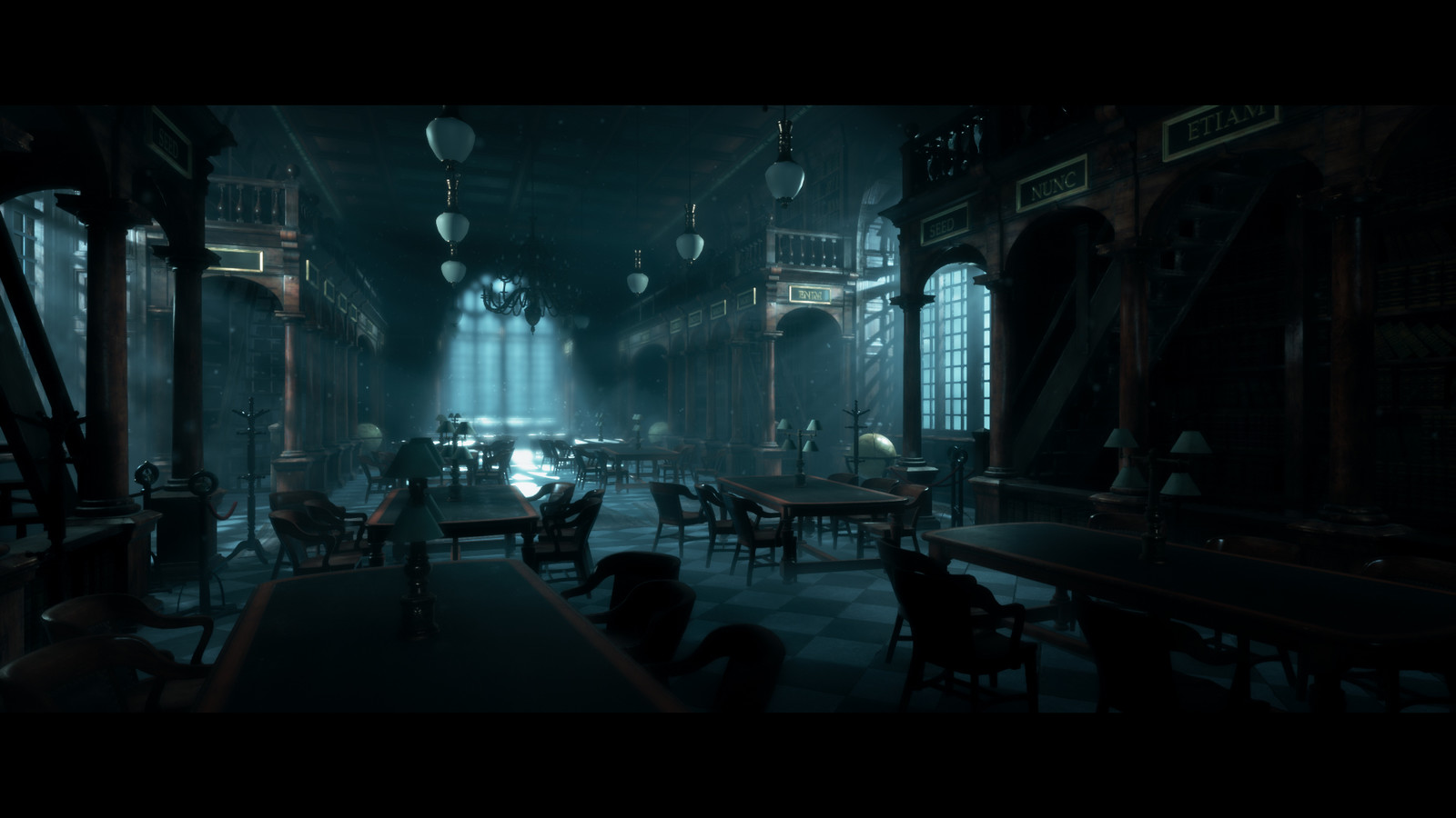 With extra fog FX and ground fog (Later removed for a better cinematic appeal) 