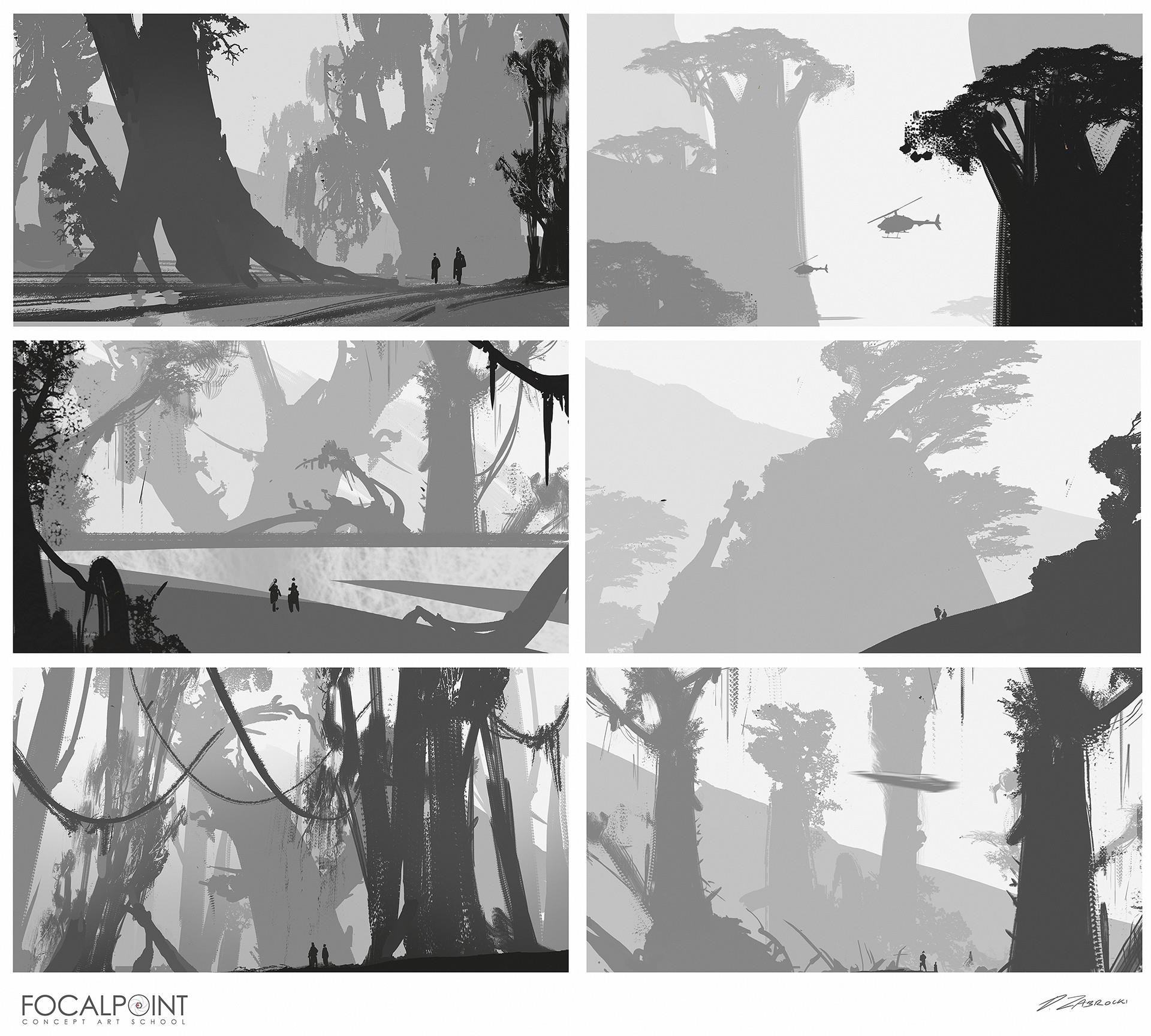 Artstation Alien Jungle Environment Explorations Focal Point School