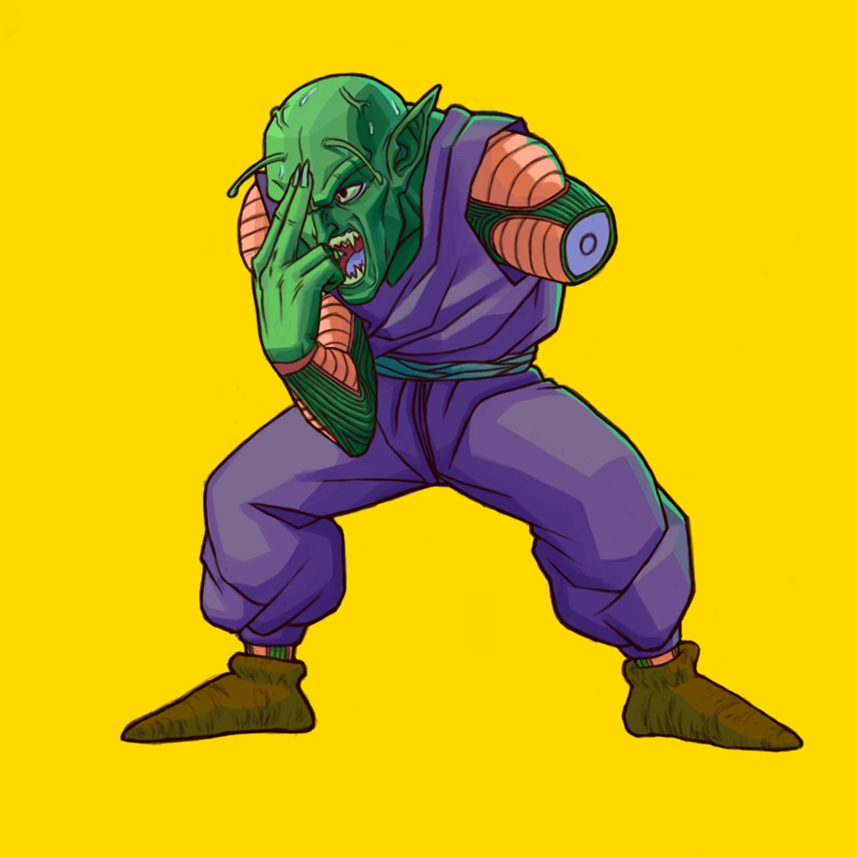 Artstation Piccolo Fan Art Justin Benford World martial arts tournament after three years, goku, now eighteen years old, meets up with his friends at the tournament. piccolo fan art justin benford