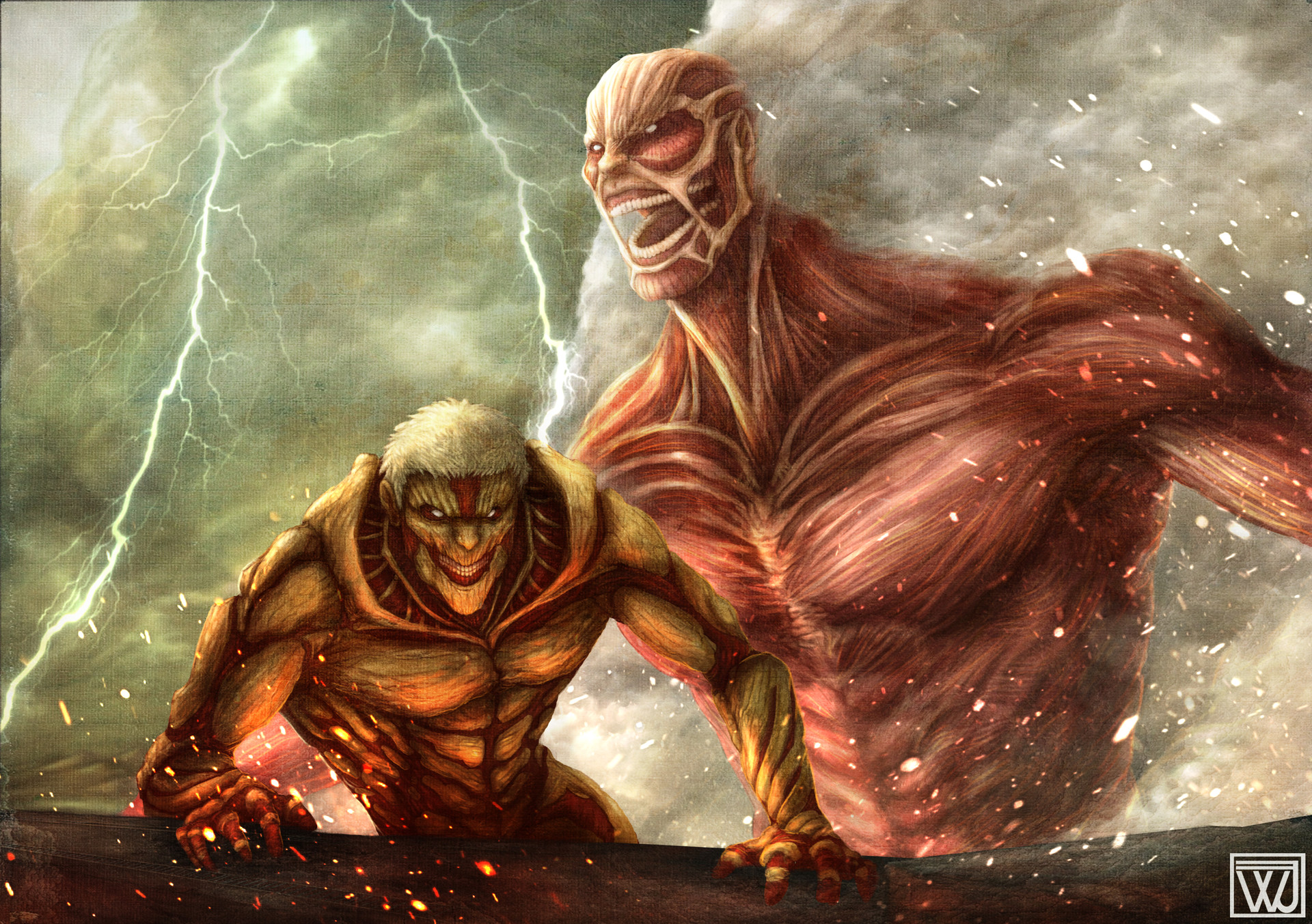Featured image of post The Best 28 Aot Reiner And Bertholdt Fanart