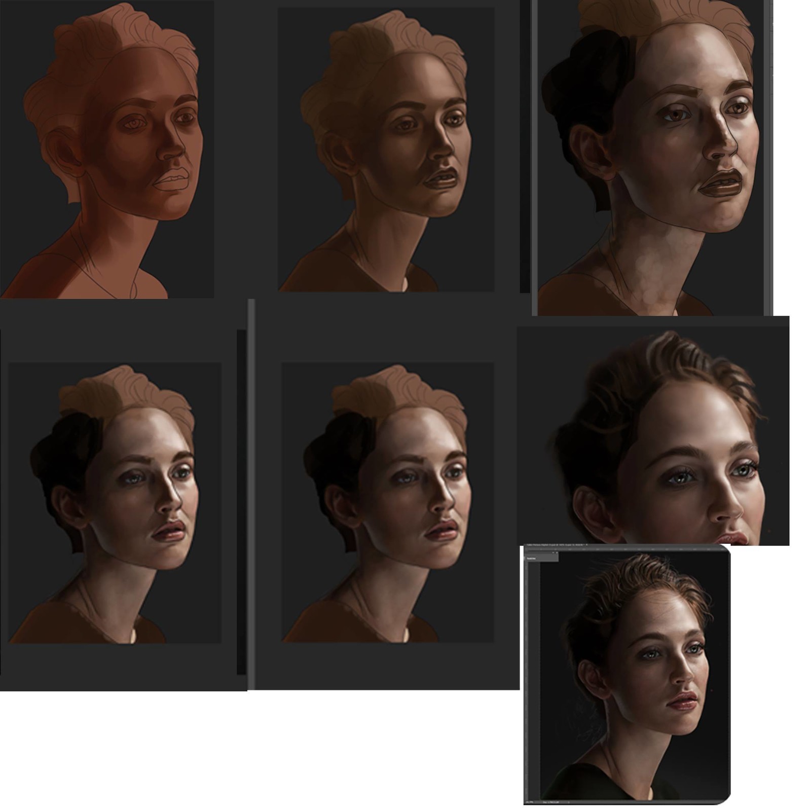 Some screenshoots of the process