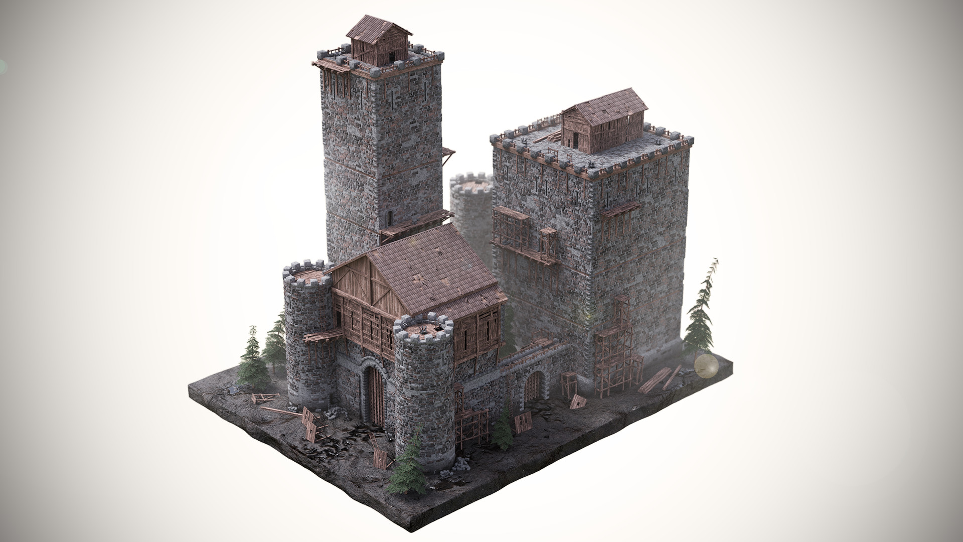 Artstation Medieval Castle Environment