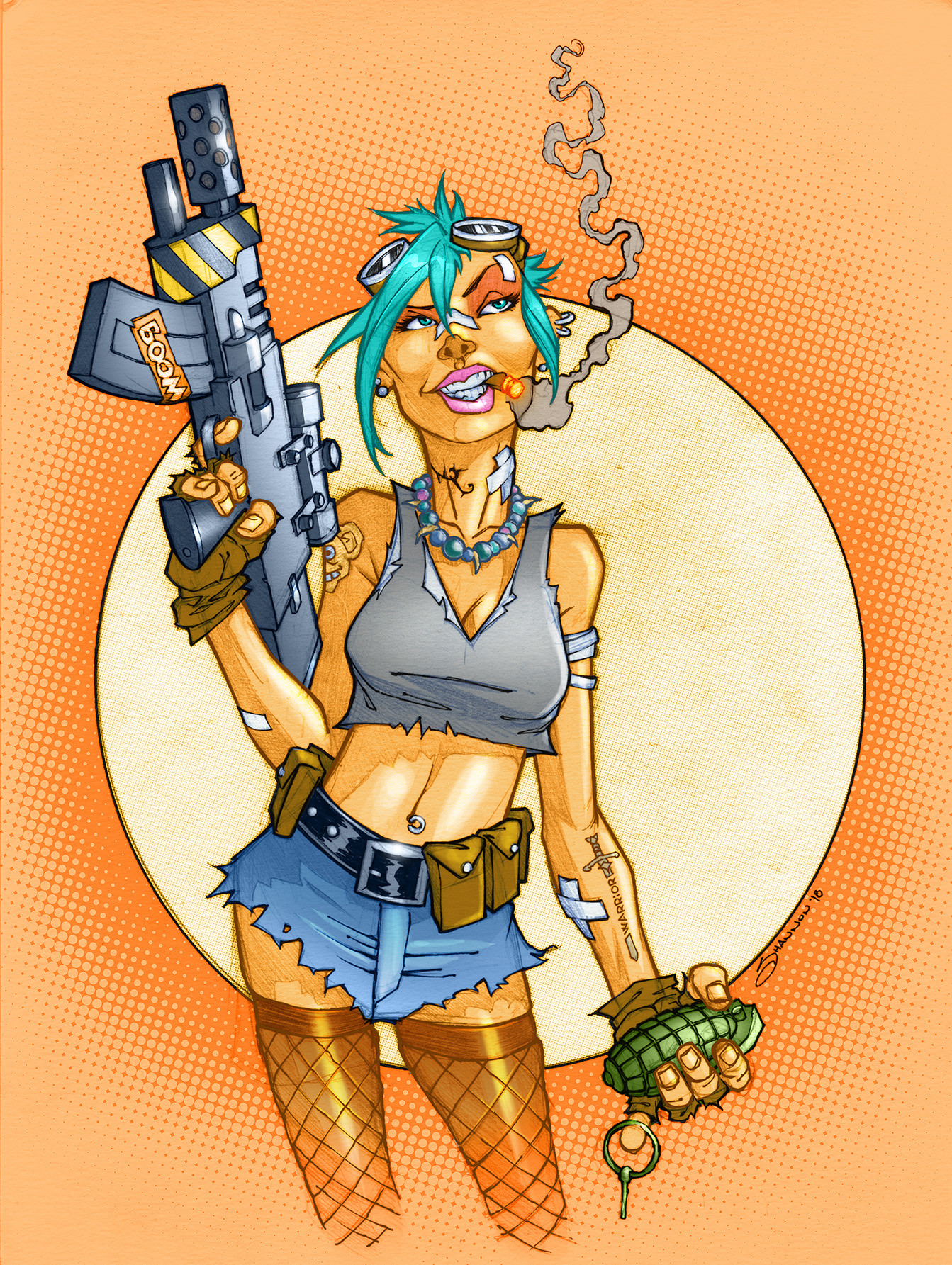 ArtStation Tank Girl
