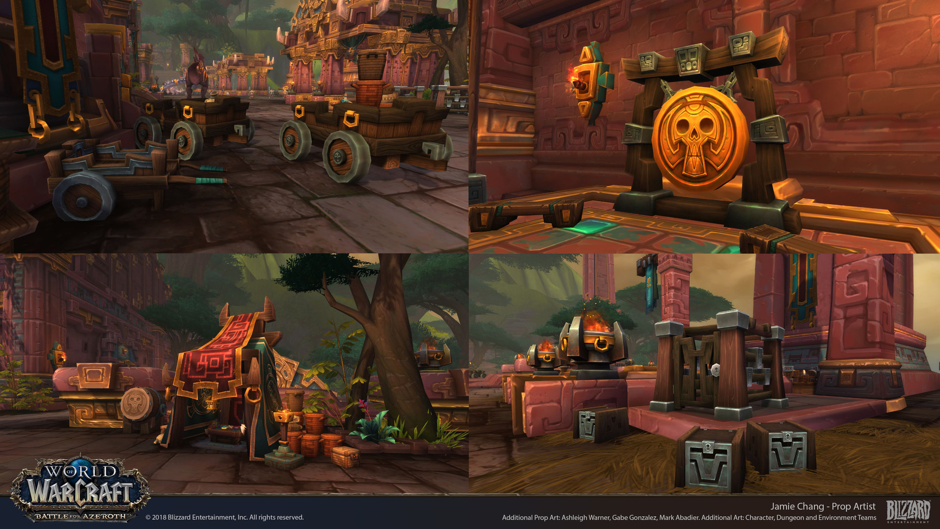 Jamie Chang Zandalari Troll Props From World Of Warcraft Battle