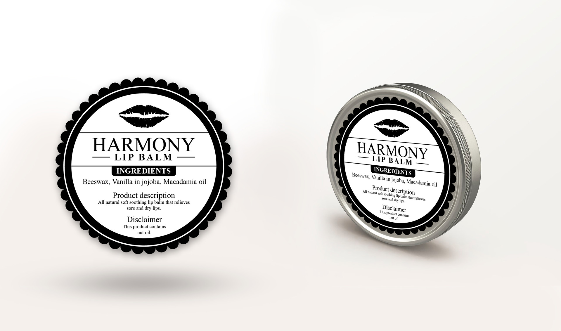ArtStation - Lip balm label design