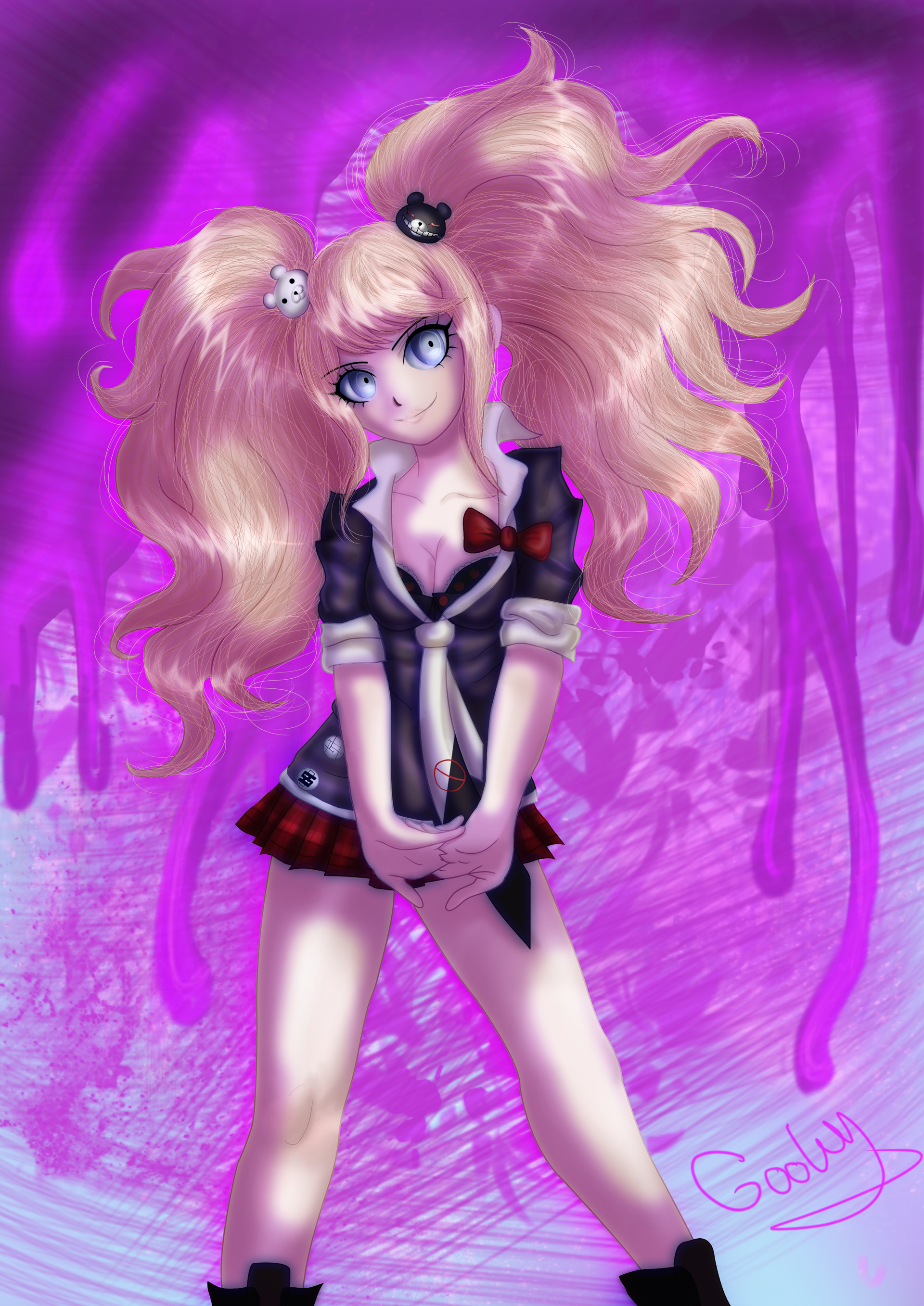 Artstation Junko Enoshima Golden Gooby Drawings drawing reference poses anime danganronpa junko danganronpa fan art anime fanart manga covers prints. artstation junko enoshima golden gooby