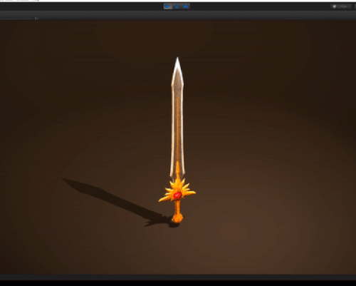 Trails / Slash applied to a sword!