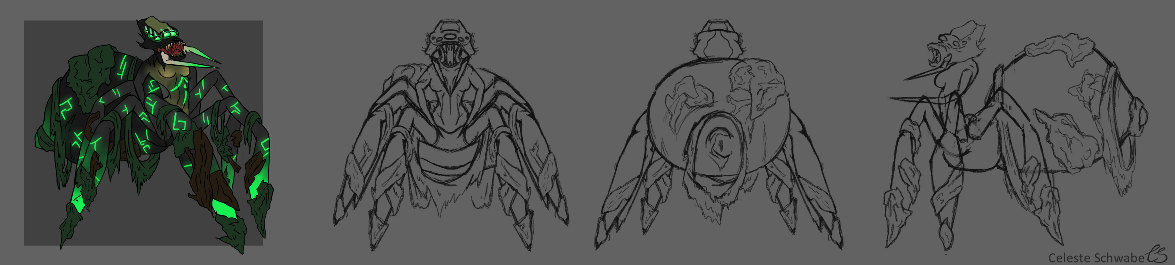 Celeste Schwabe Lost Gods Character Concepts