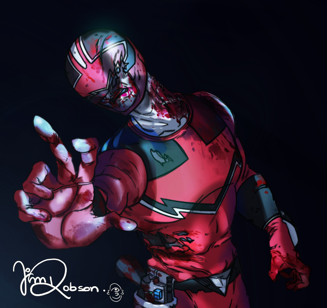 Jimmy Robson Red Ranger (Zombie)
