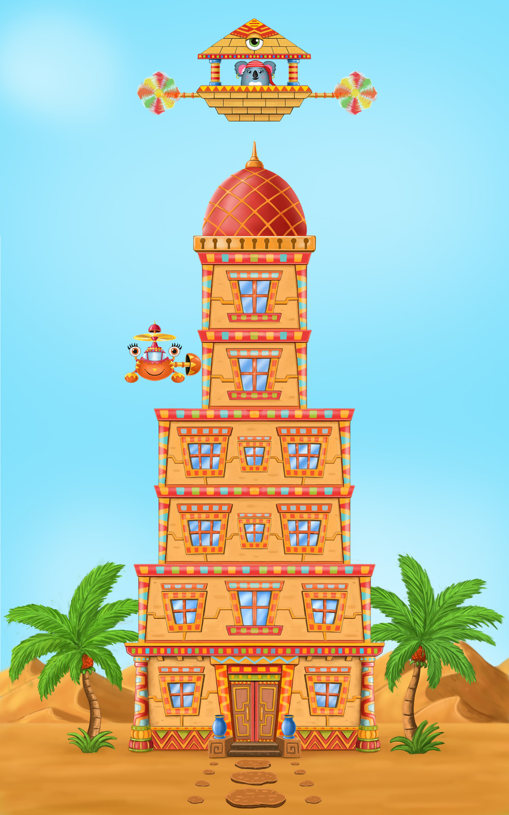 yukis stack - game elements - desert