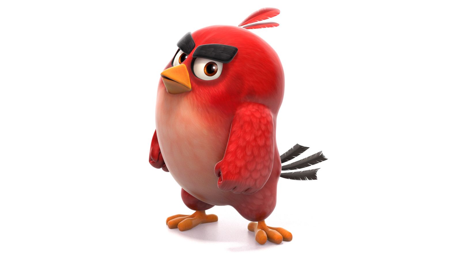 Promo Character Render. Angry Birds Action! Character texture, pose, lighting and render created by myself.