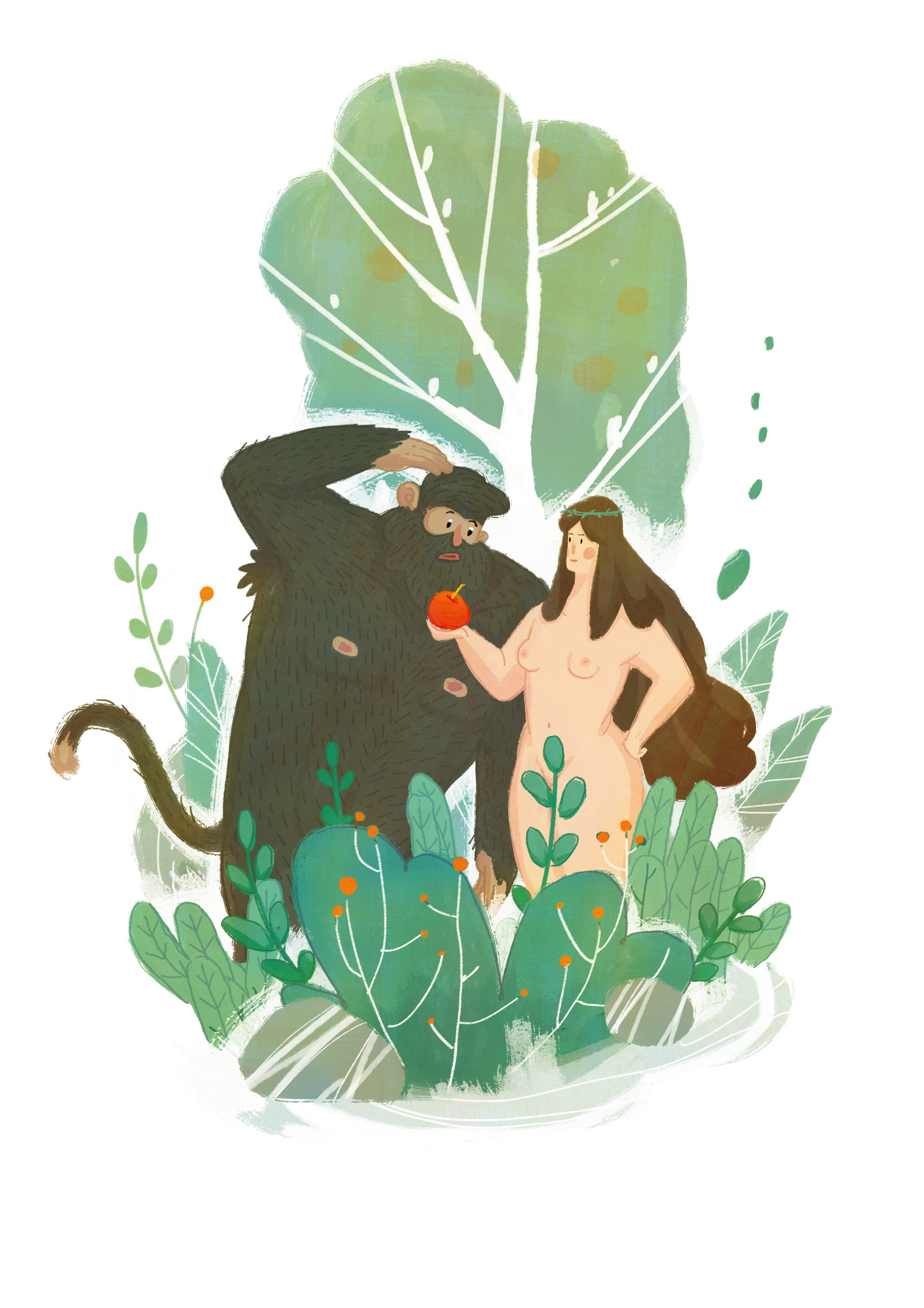 晓冬彭- 亚当夏娃