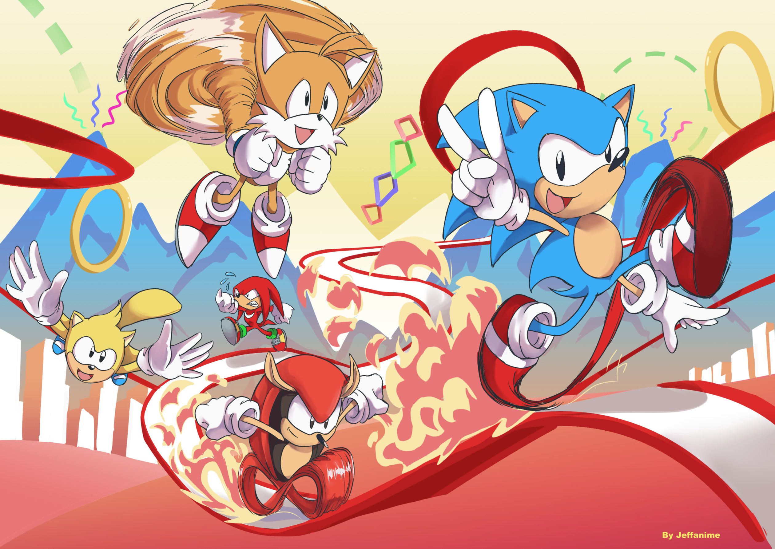 Artstation Sonic Mania Plus Jeffrey P