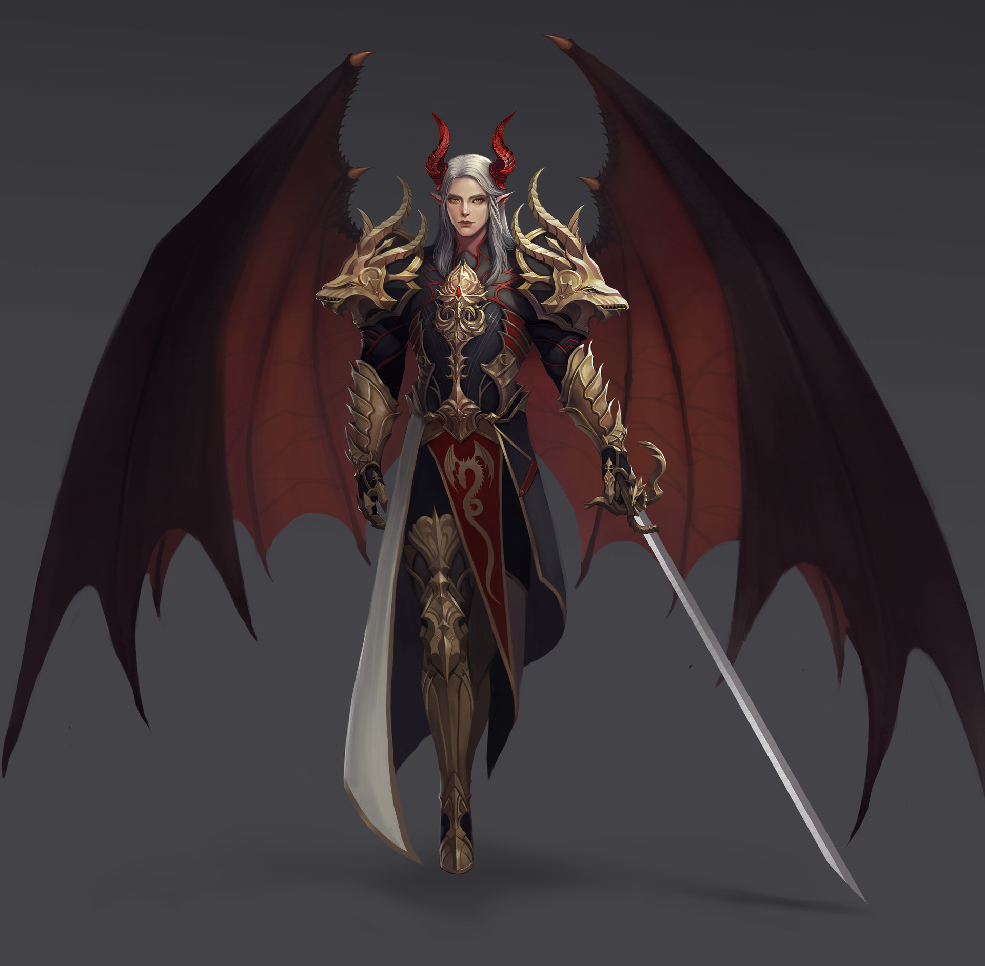 ArtStation dragon knight