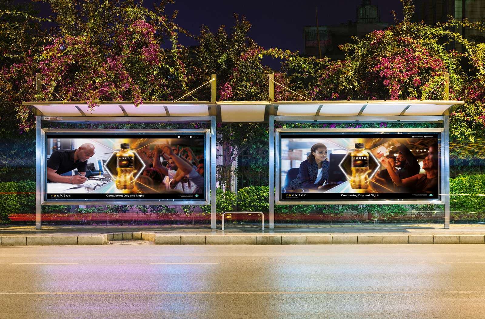 DA affiche 6x3 campagne REACTOR par Auduge dit ALACASA