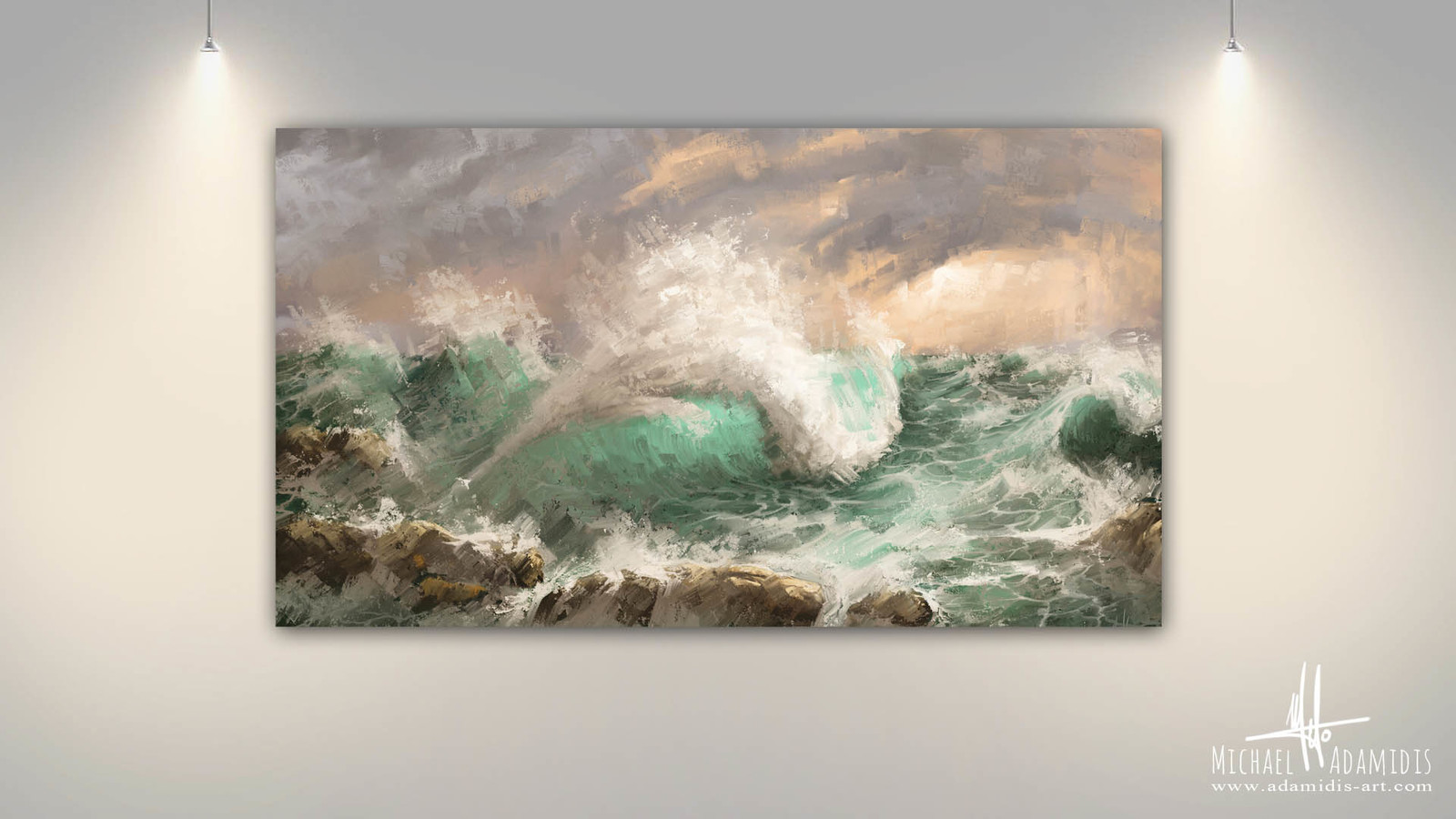 Painting - Shaping the Waves