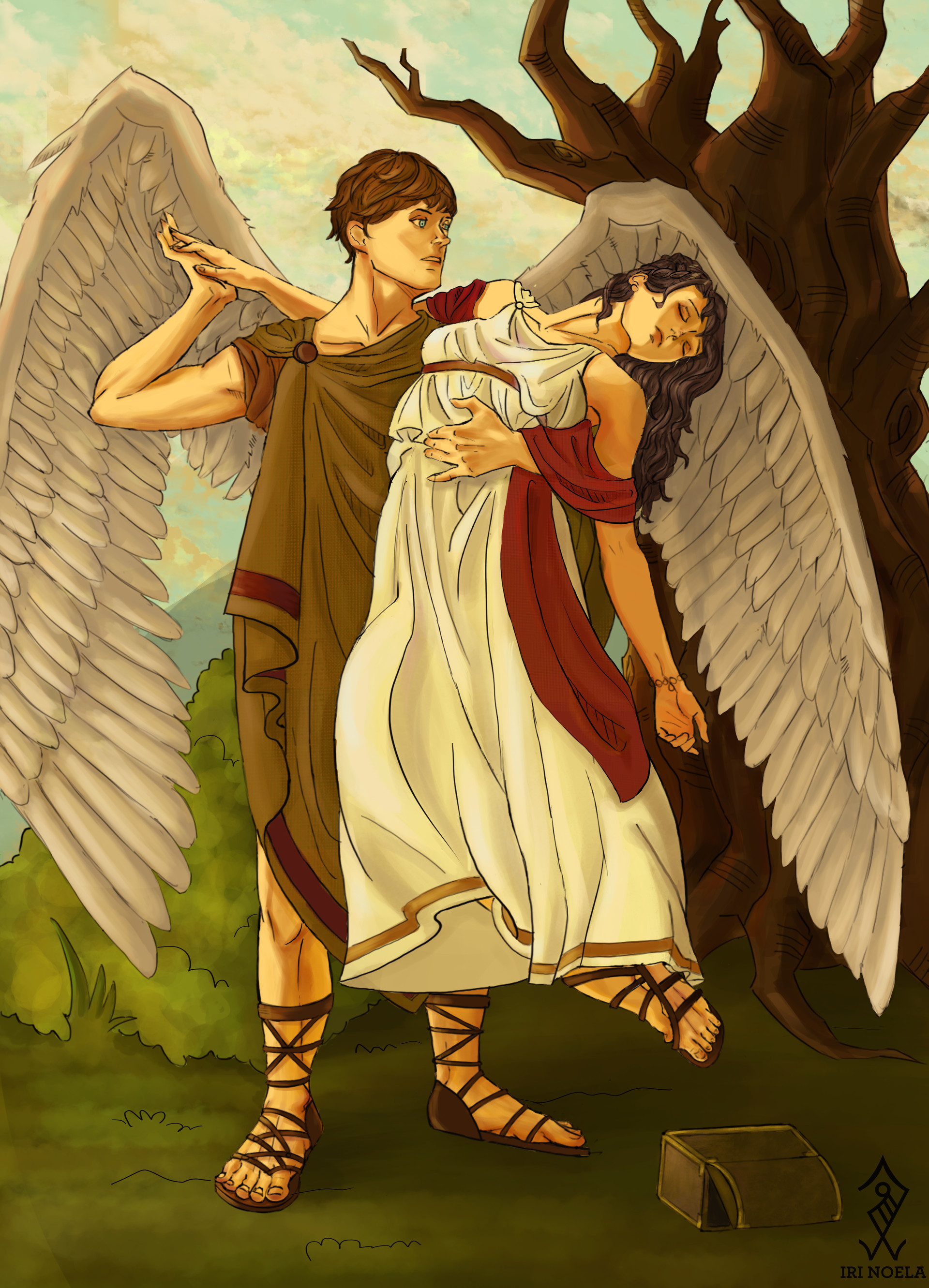 Eros I Psyche Plan Wydarzeń ArtStation - Eros and Psyche