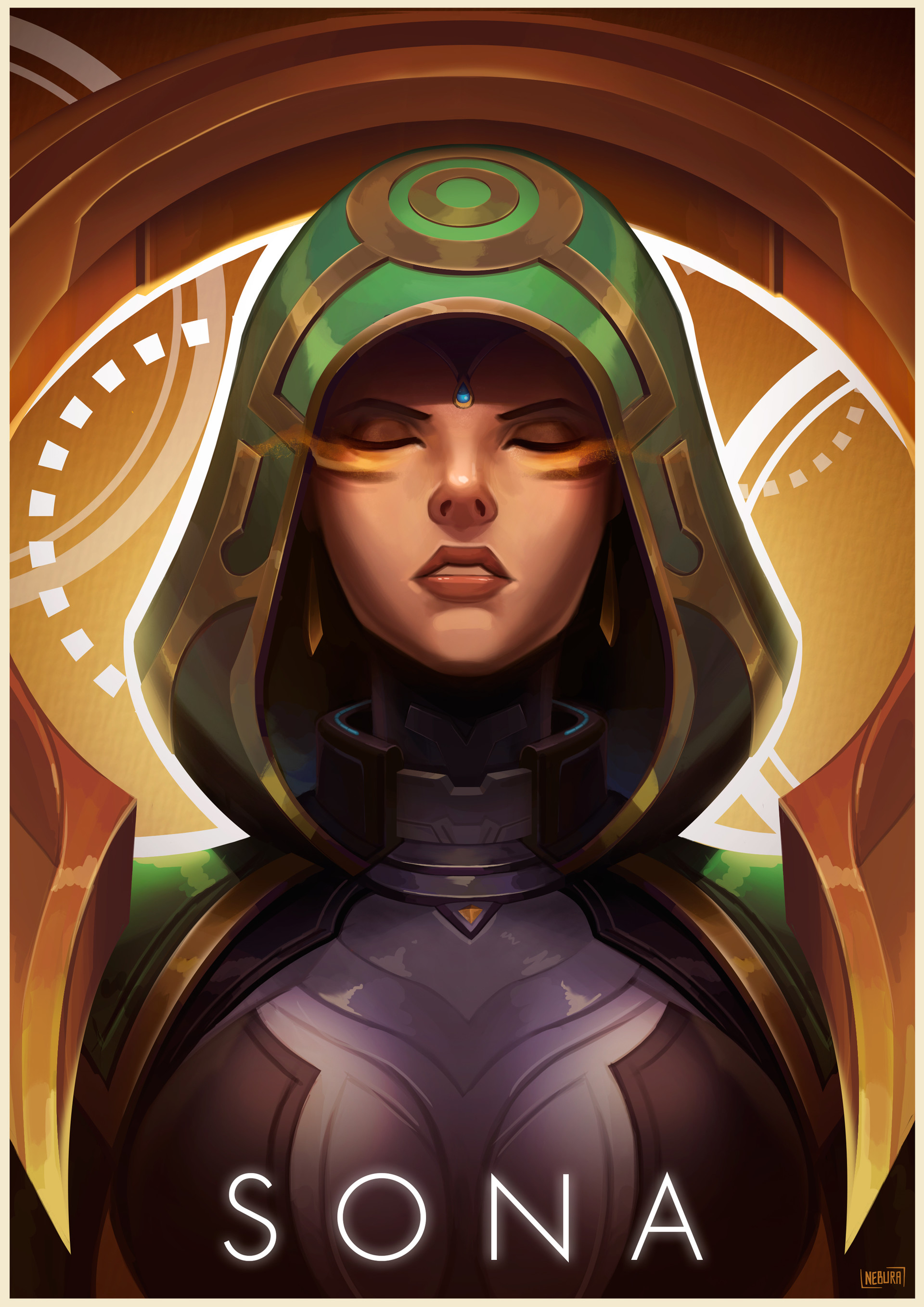 Artstation Odyssey Sona Poster Walther Sorg