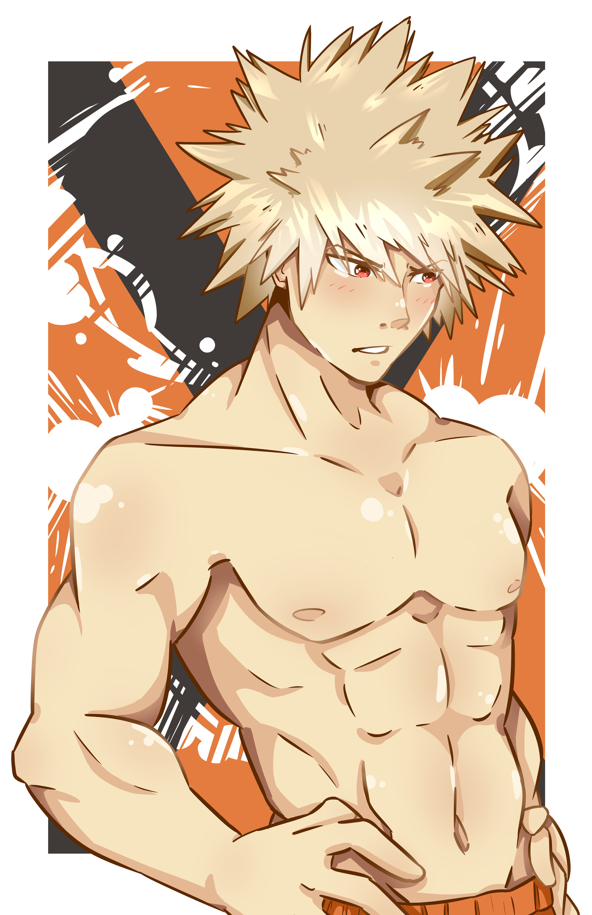 pics Shoto Todoroki Fanart Shirtless my hero acadamia boys julianna mair