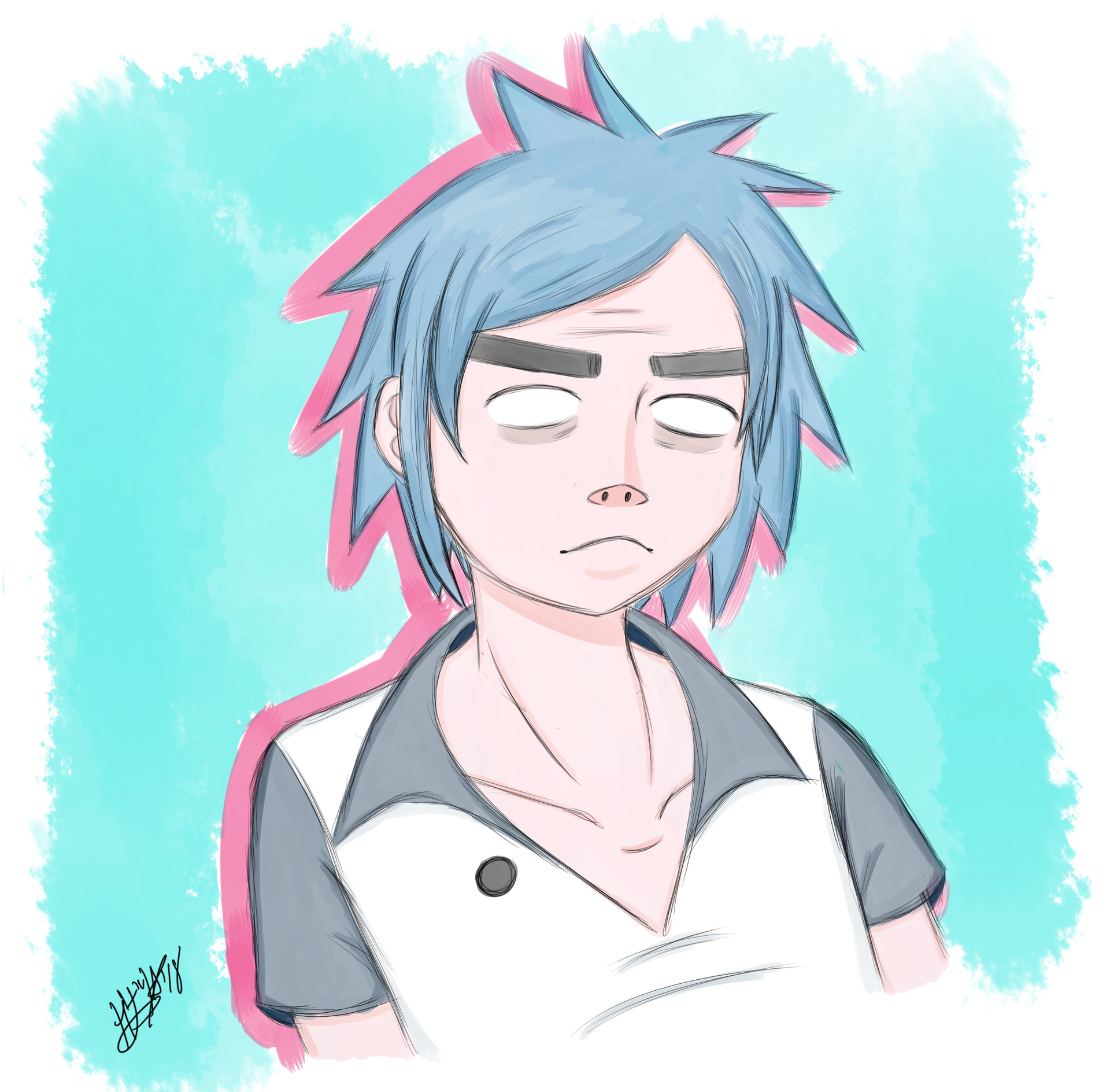 Kaori Esperon 2d Tranz Fanart Gorillaz