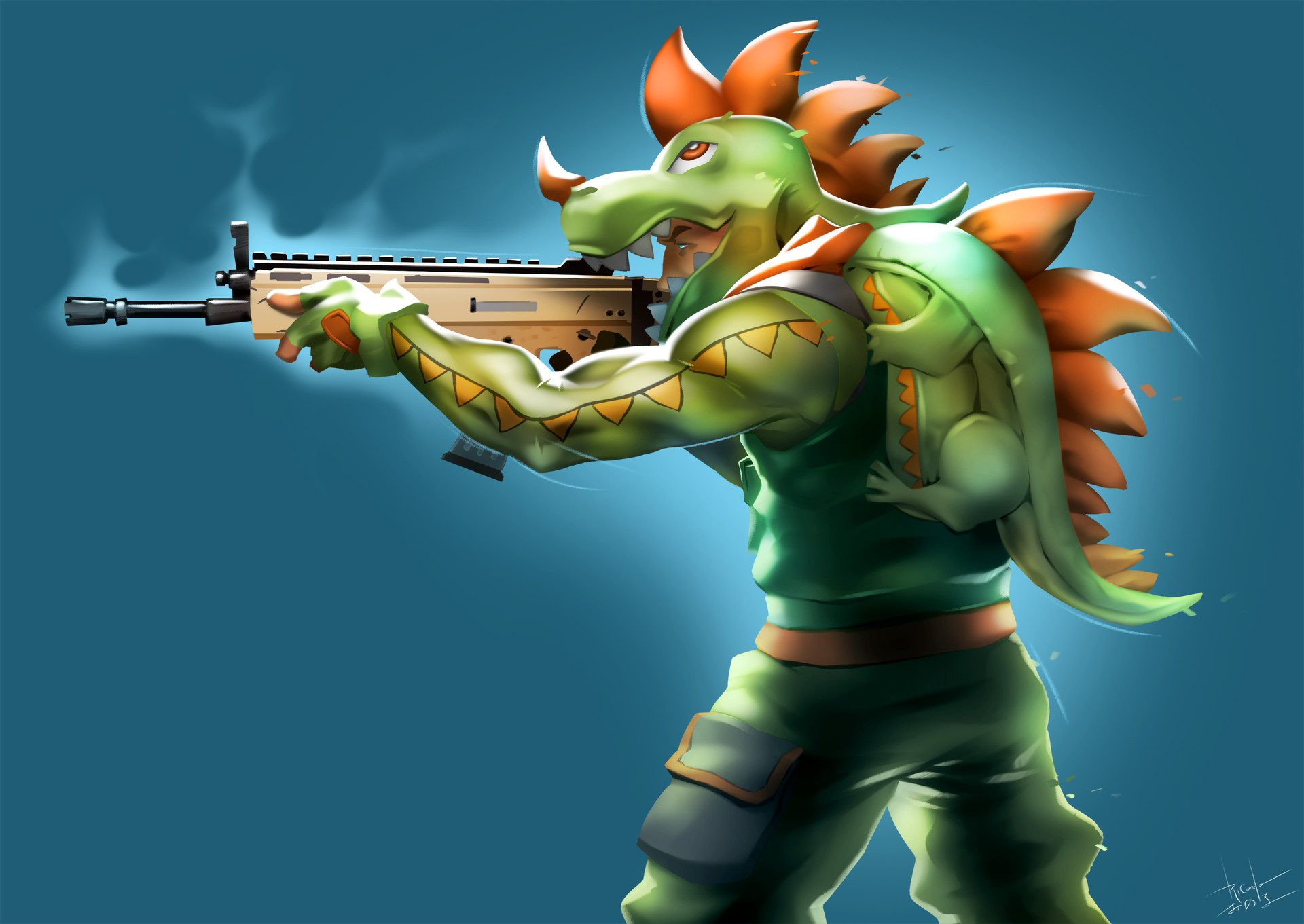 Artstation Fortnite Ricardo Minoru