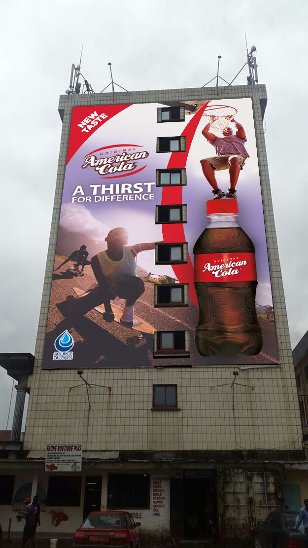 DA Campagne Facade immeuble AMERICAN COLA par Auduge dit ALACASA