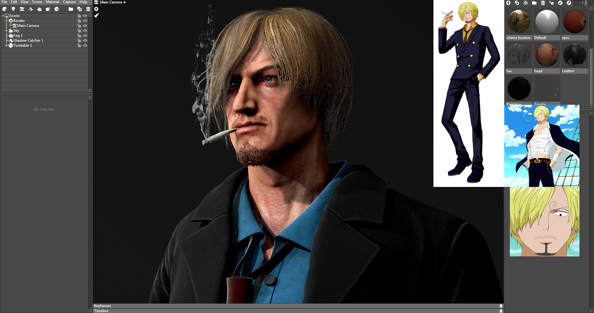 Artstation One Piece Sanji Realistic Fan Art Anthony Lacroix