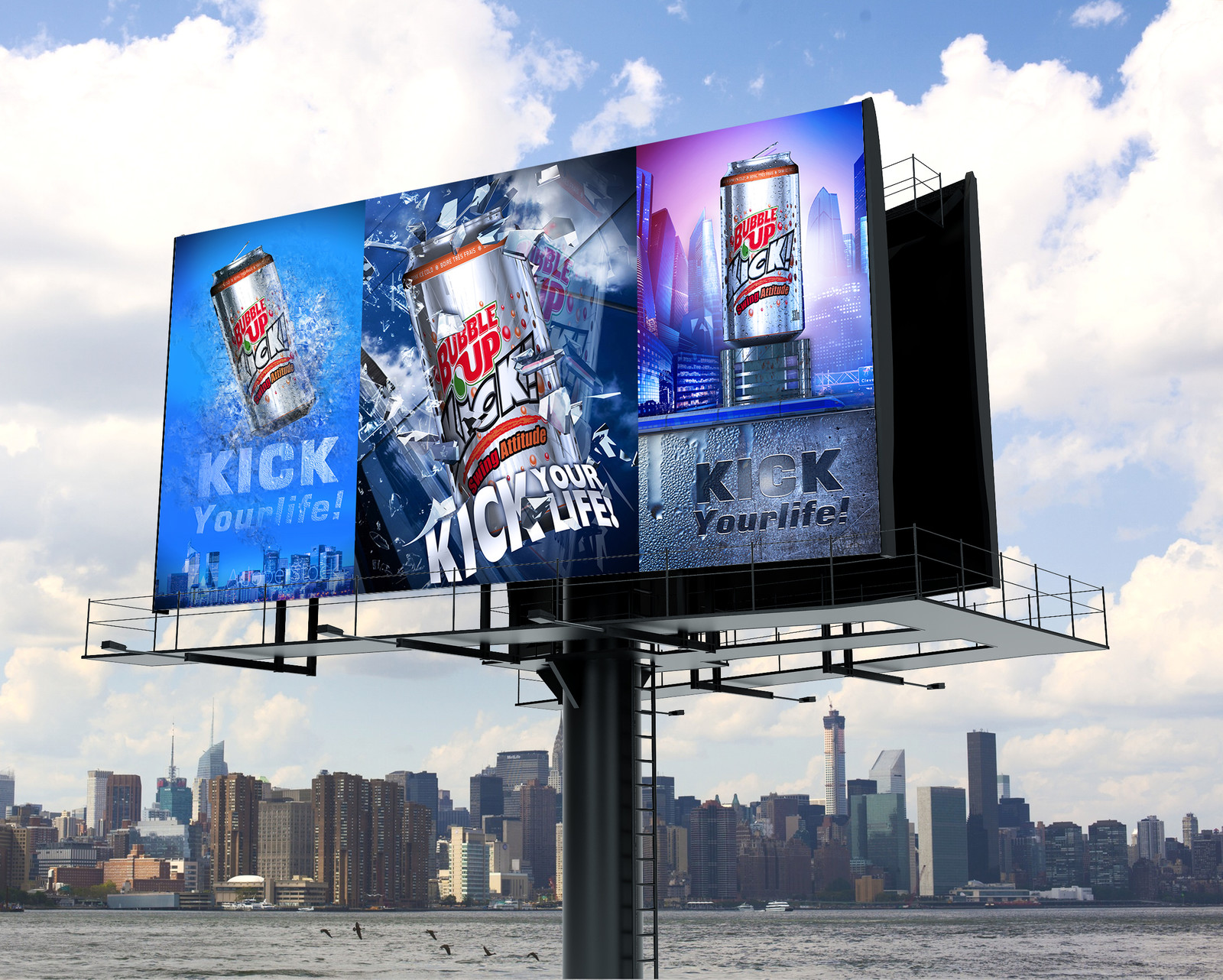 DA Campagne Soda Bubble Up par Auduge dit ALACASA