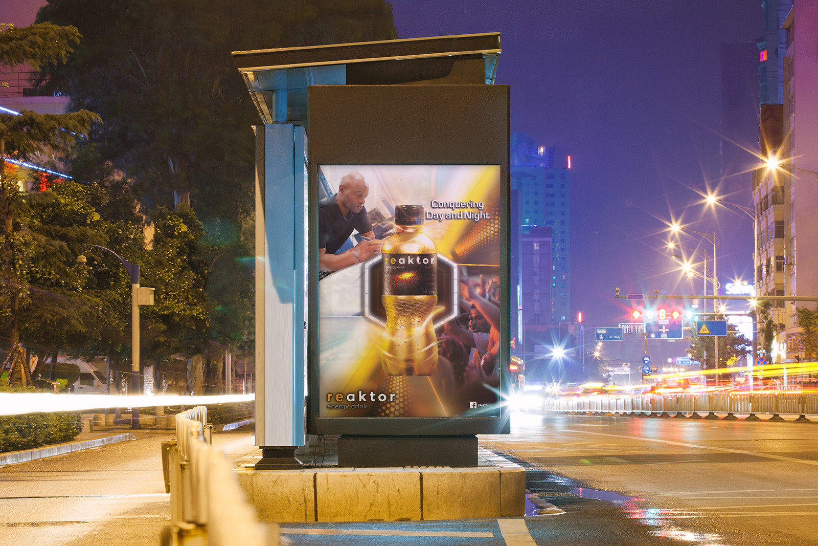 DA affiche 60x40 campagne REACTOR par Auduge dit ALACASA