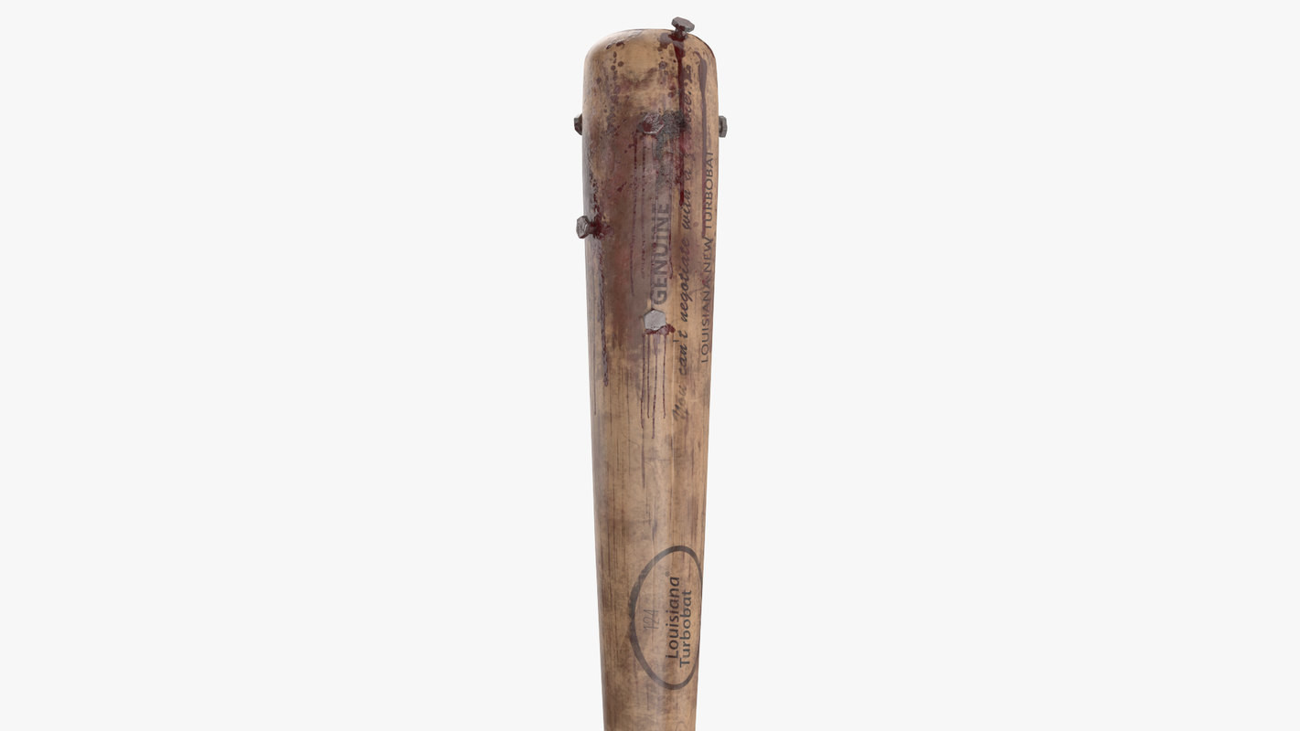 Artstation 3d Model Baseball Bat Survival Weapon Aicrovision