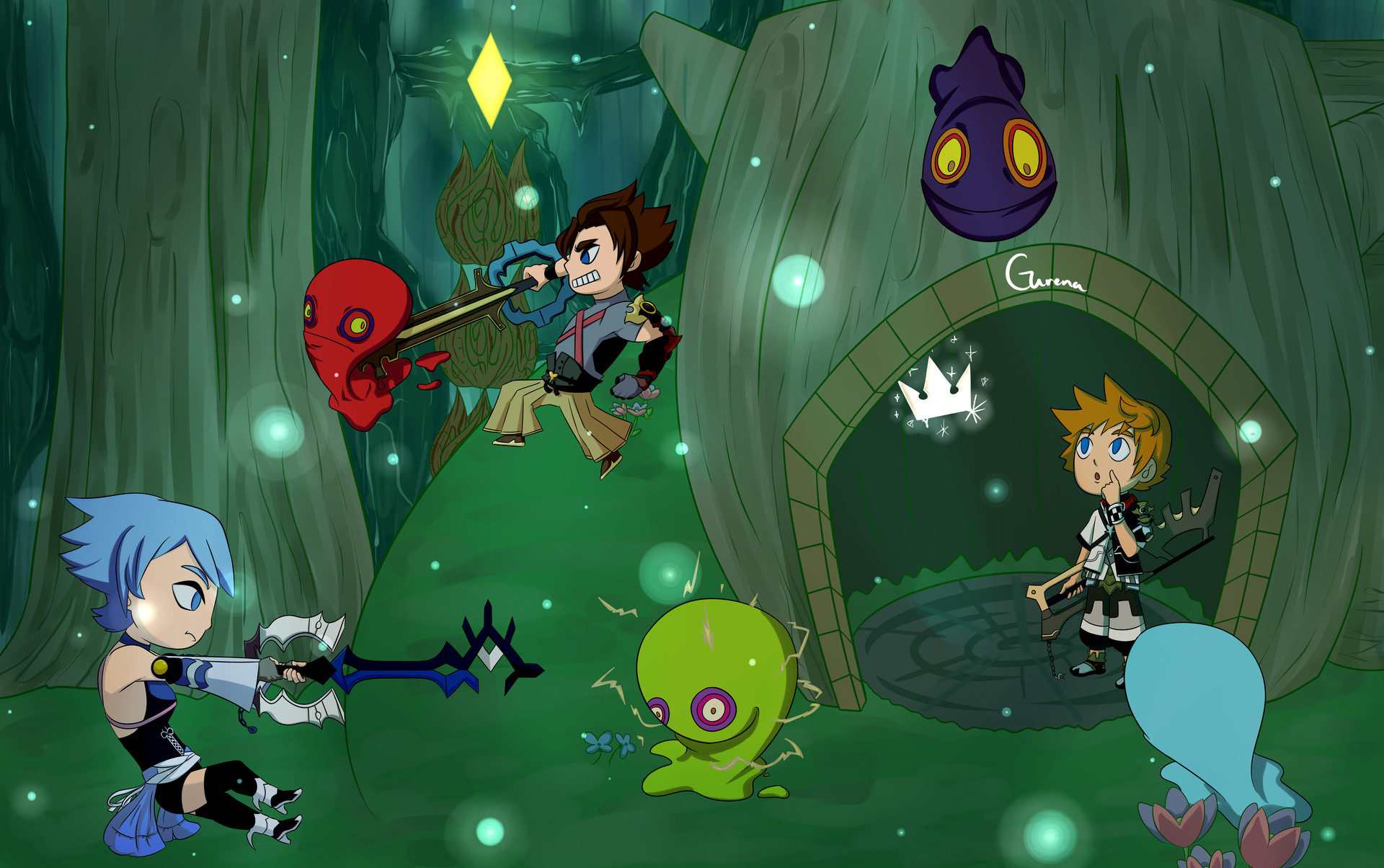 Artstation Birth By Sleep X Wind Waker Gabriella Urena