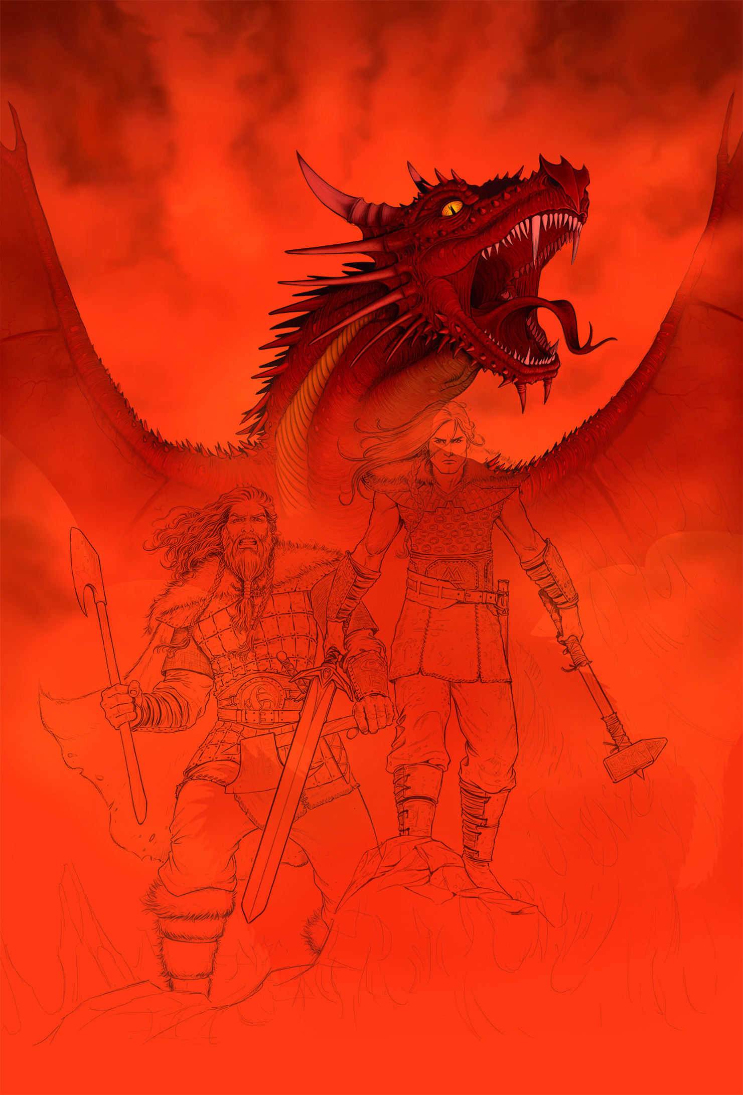 Artstation Vothgar Donner And Dragon Paulo Tomson
