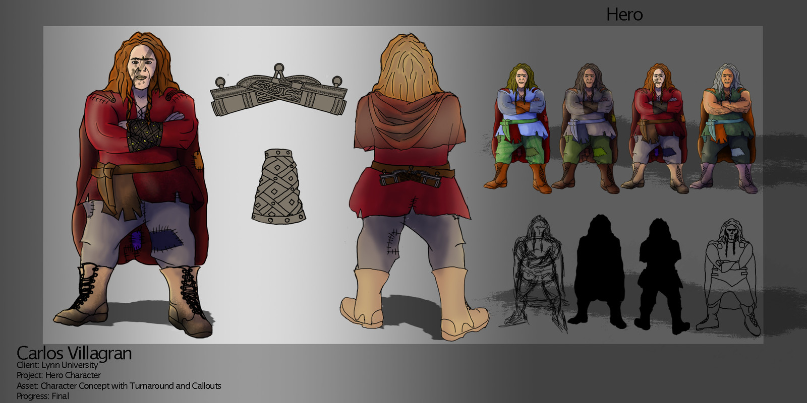 Artstation Viking Folklore Hero Fighter Carlos Villagran