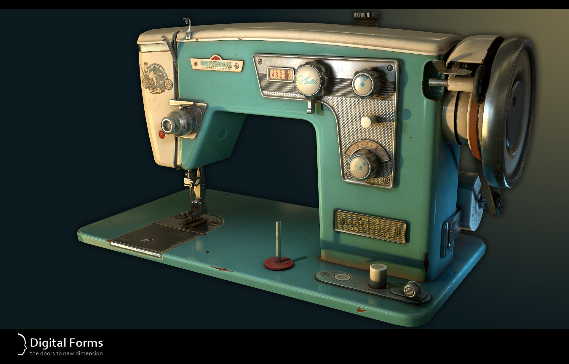 Digital Forms Sewing machine