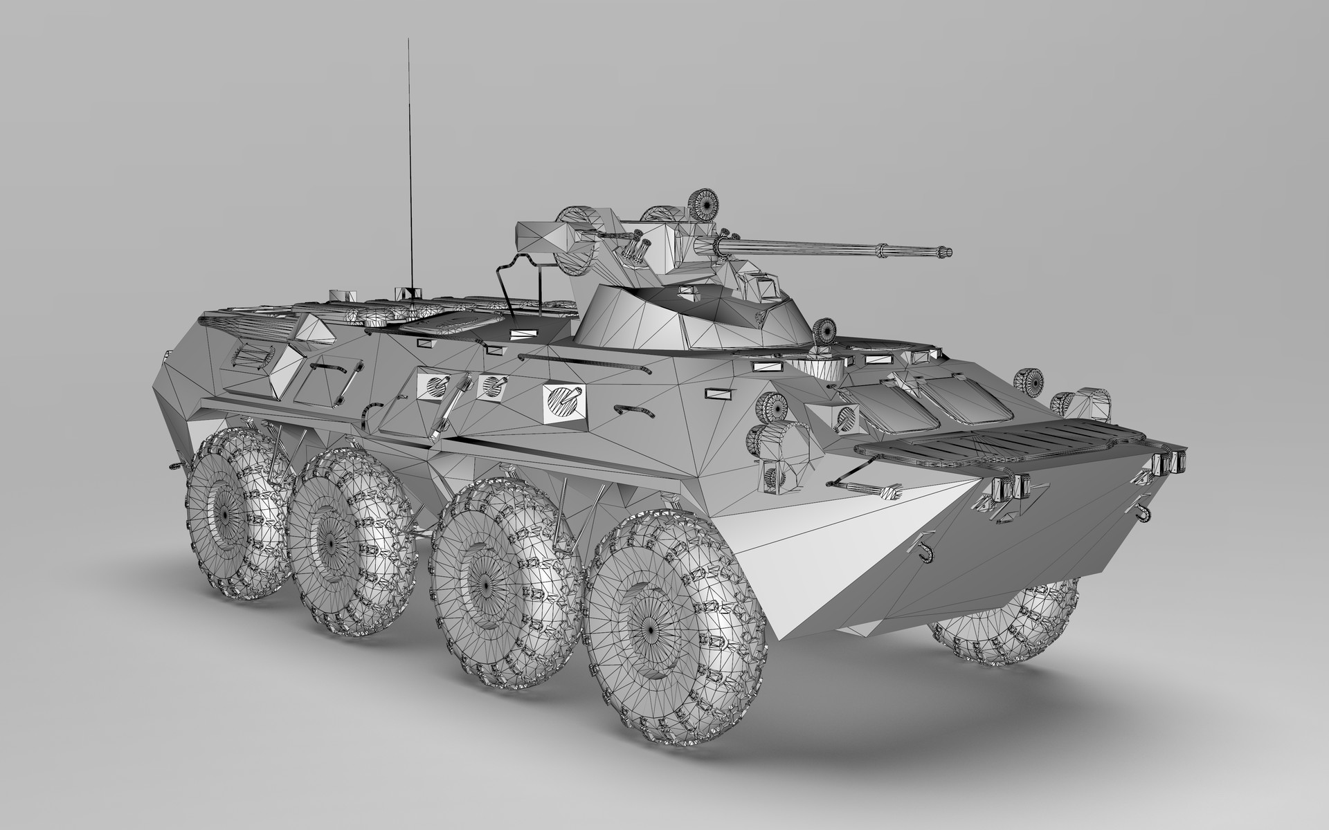 Бтр 80а рисунок