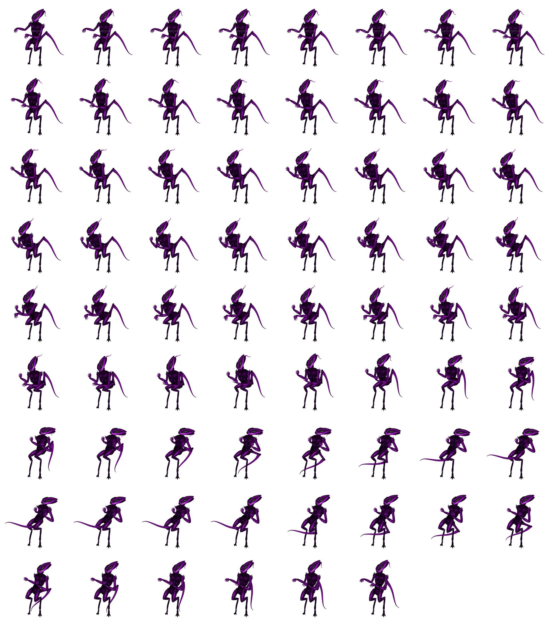 Artstation 2d Animations Sprite Sheet Guillermo Benites Casanova