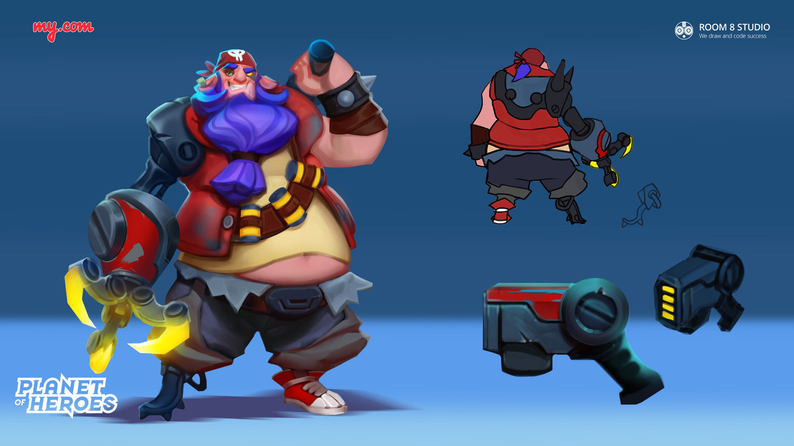 Concept art of Marauder Bluebeard