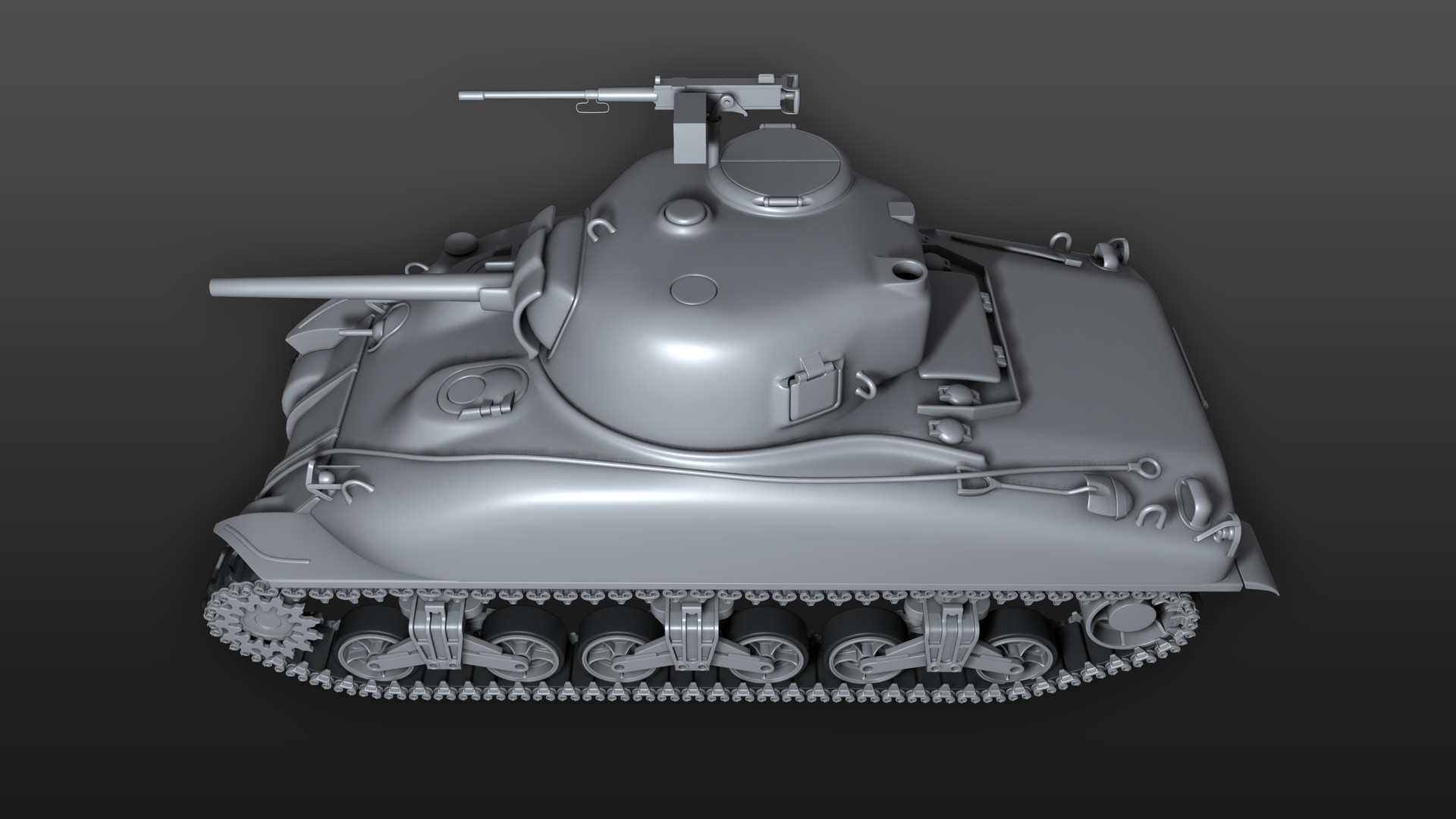 (W.I.P) M4A1 Sherman Cast Hull.