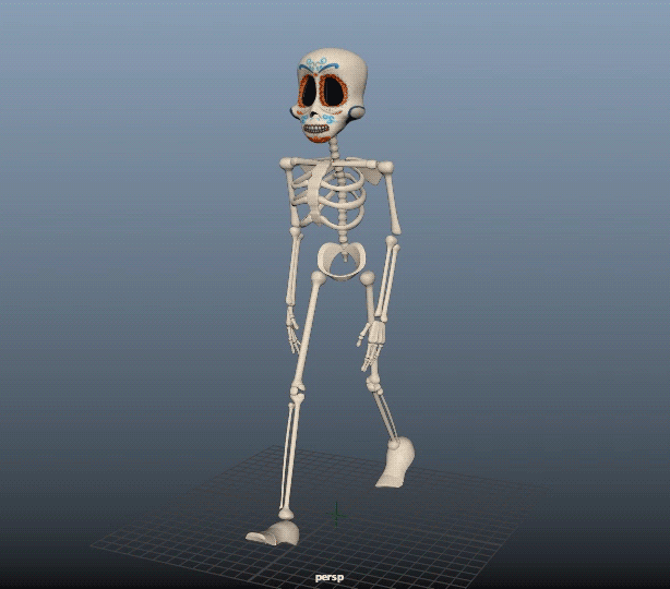 Lucas Ridley - Free Maya Animation Rig Skeleton