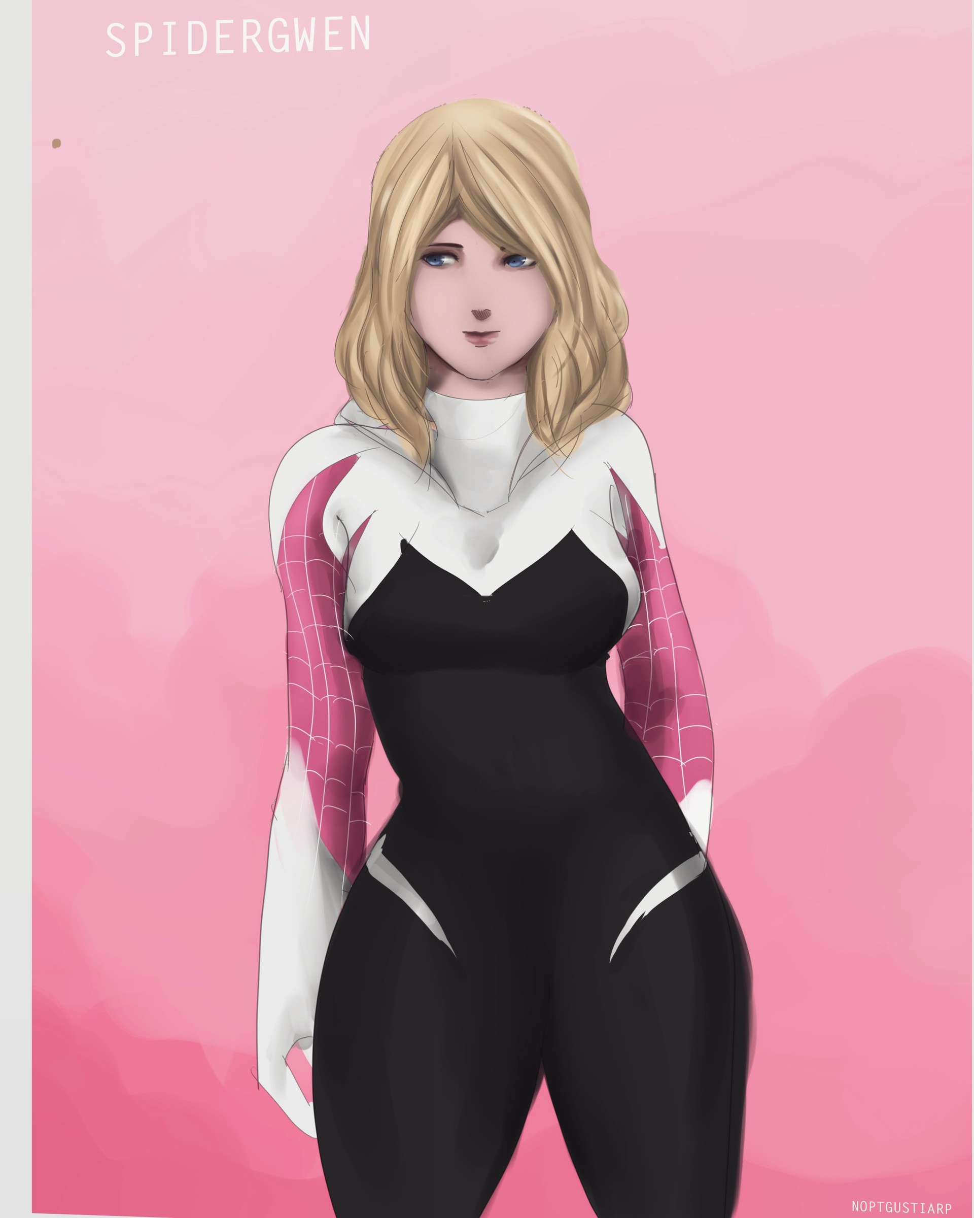 Artstation Spider Gwen Gwen Stacy 0484