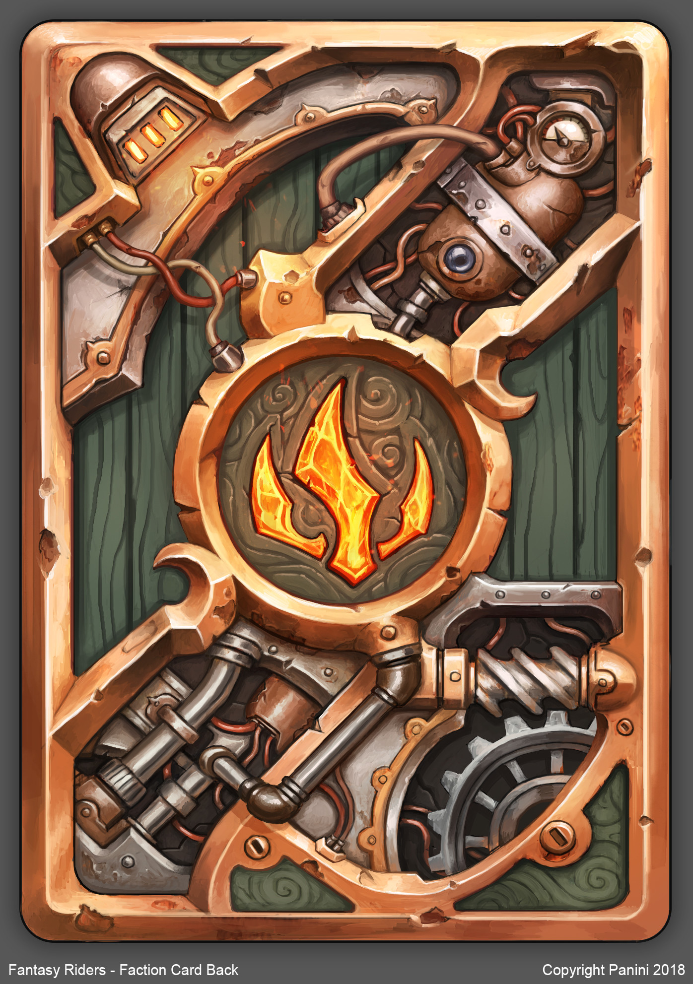 Artstation Fantasy Riders Faction Card Back Thomas Karlsson