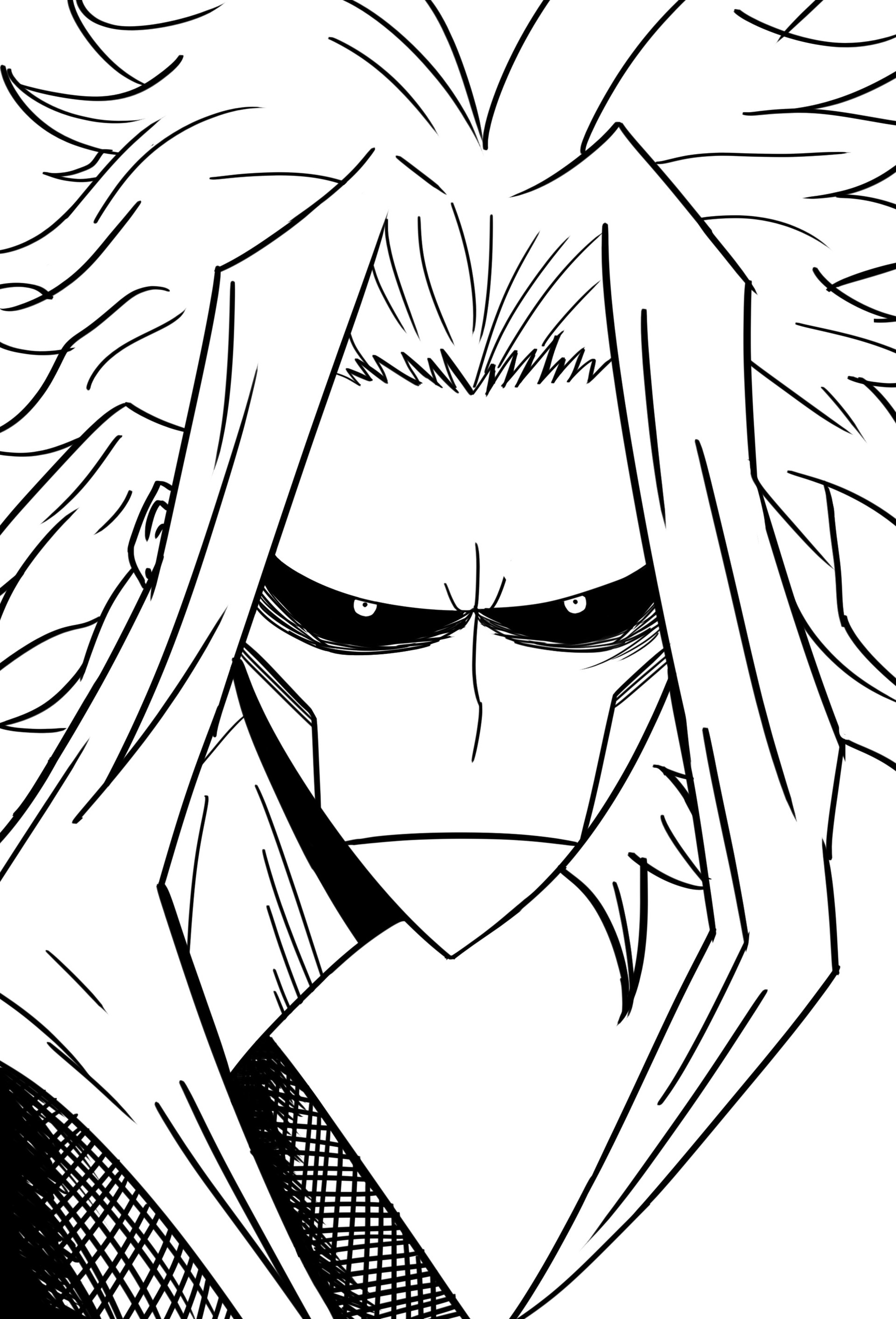 Lucas Santos All Might Remember that the eyelid goes over the top of the eyeball, so the curved line of the eyeball will be offset from the line of the eyelid. lucas santos all might