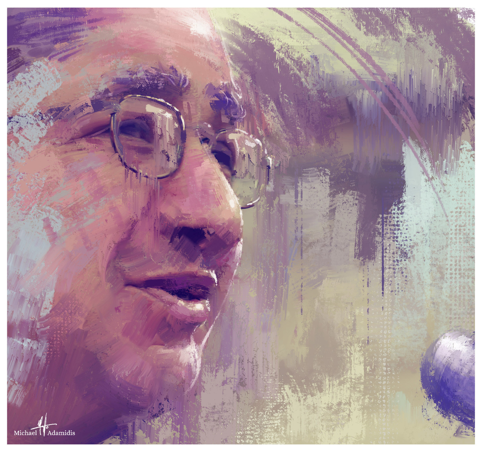 Portrait painted with the MA-Brushes