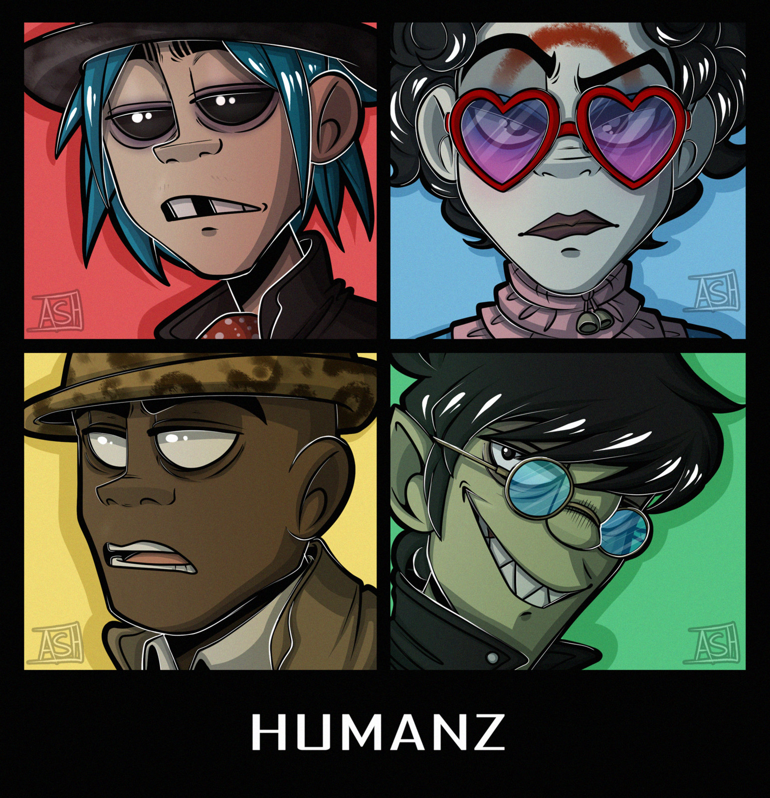 Ashleigh Phillips - Humanz - Gorillaz + Speedpaint