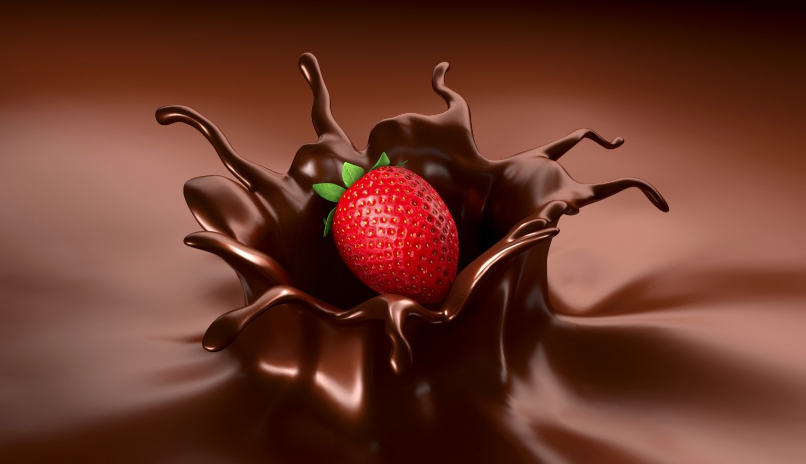 ArtStation - Strawberry Chocolate Splash