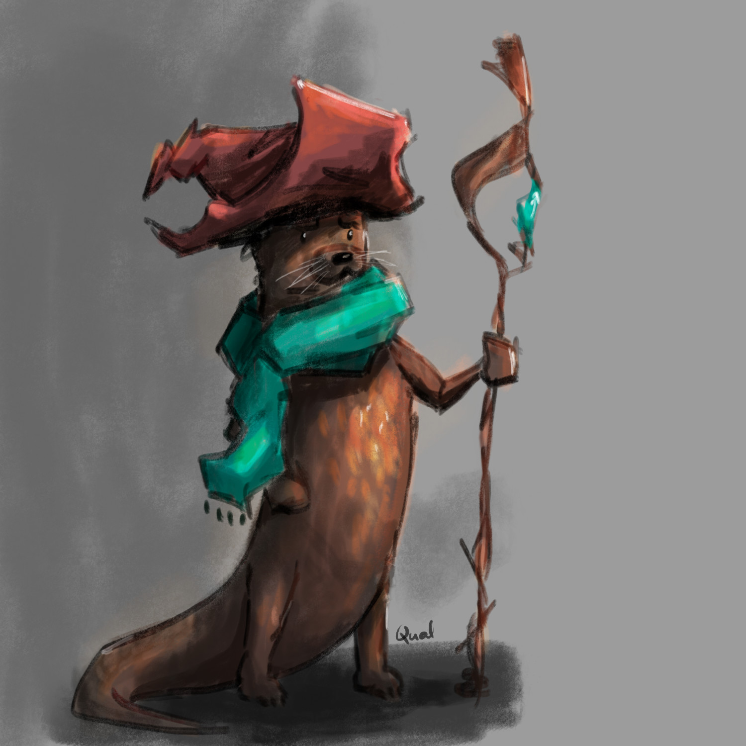 ArtStation Wizard Otter